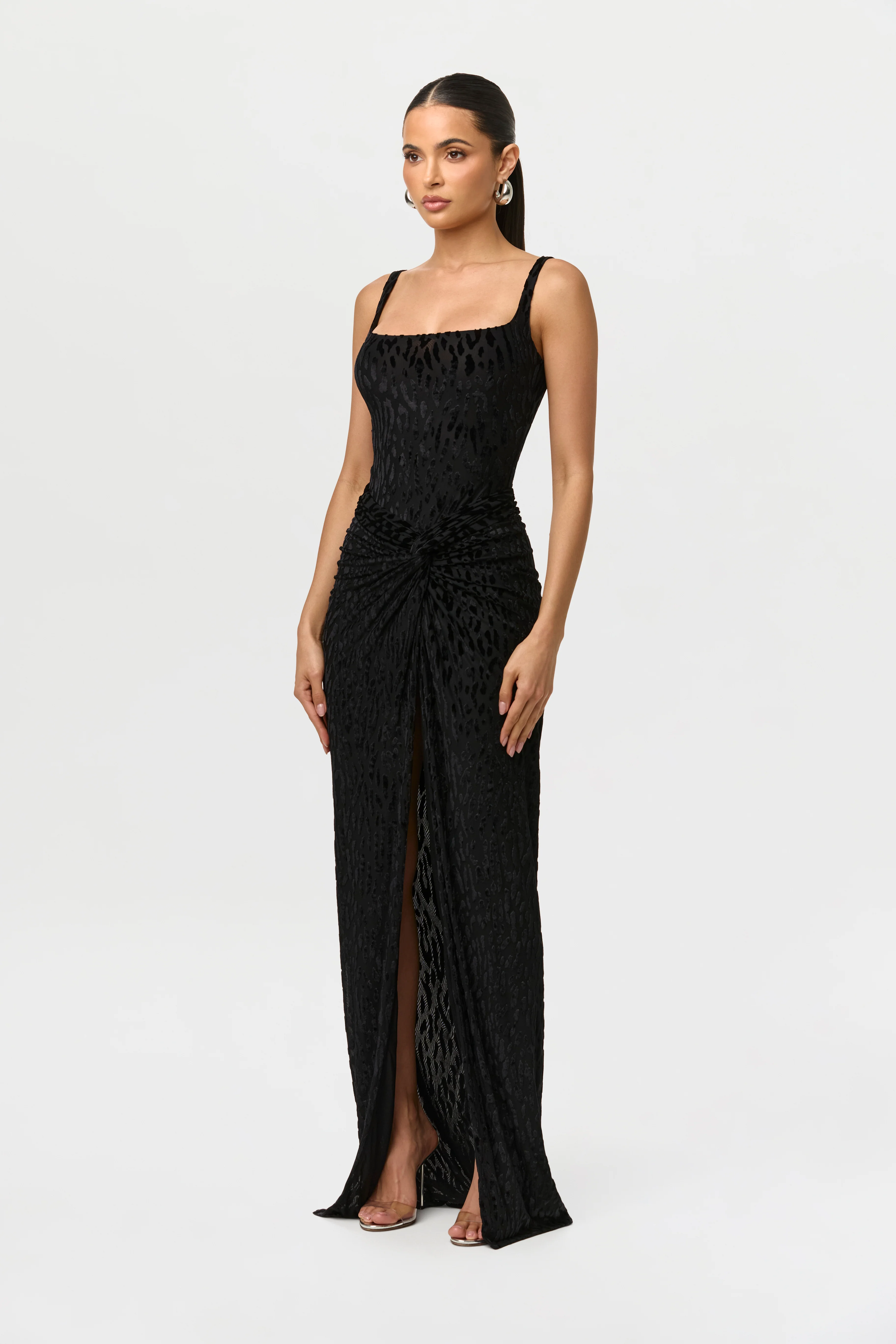 Burnout Twist Maxi Skirt - Image 3