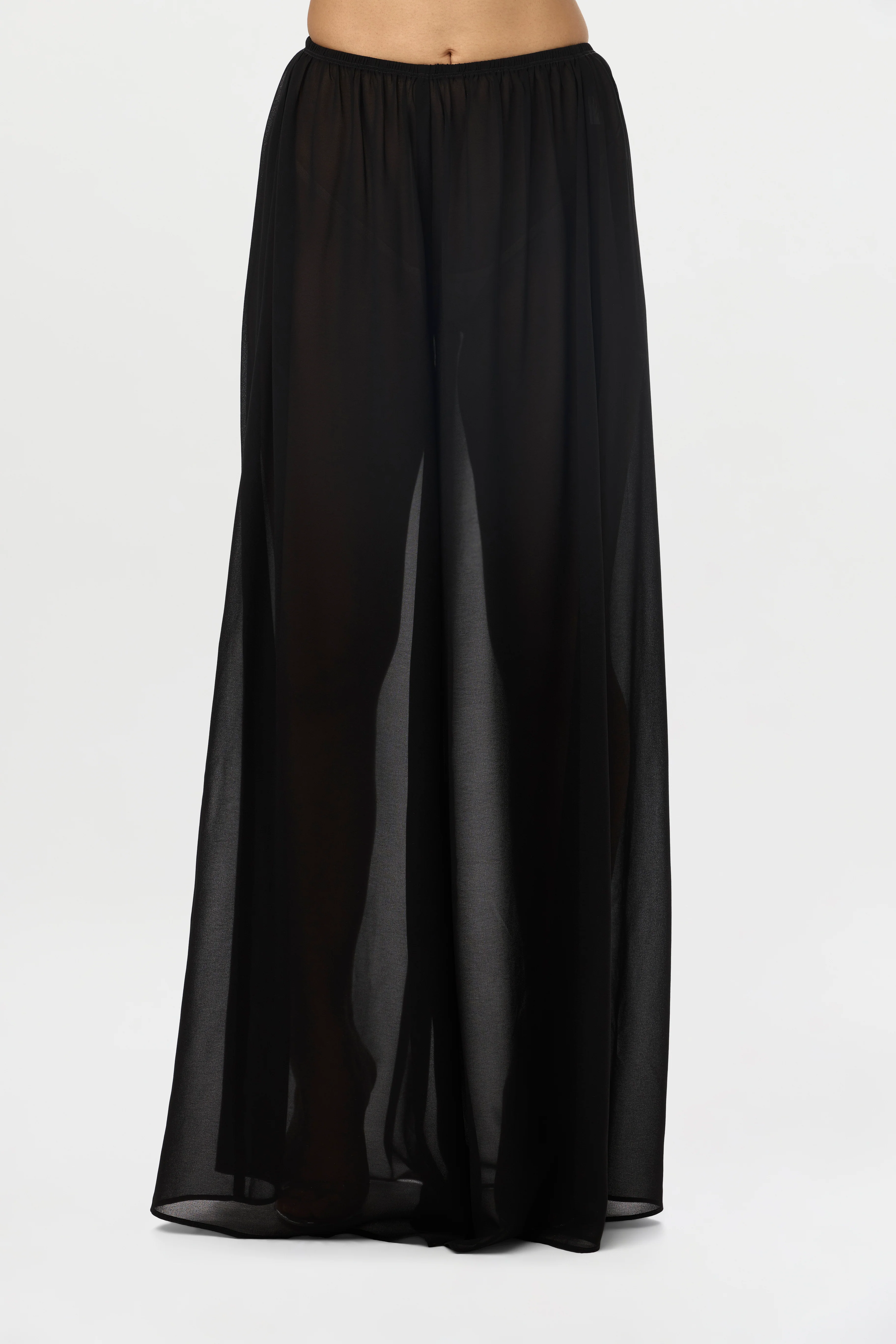 Chiffon Wide Leg Pants - Image 10