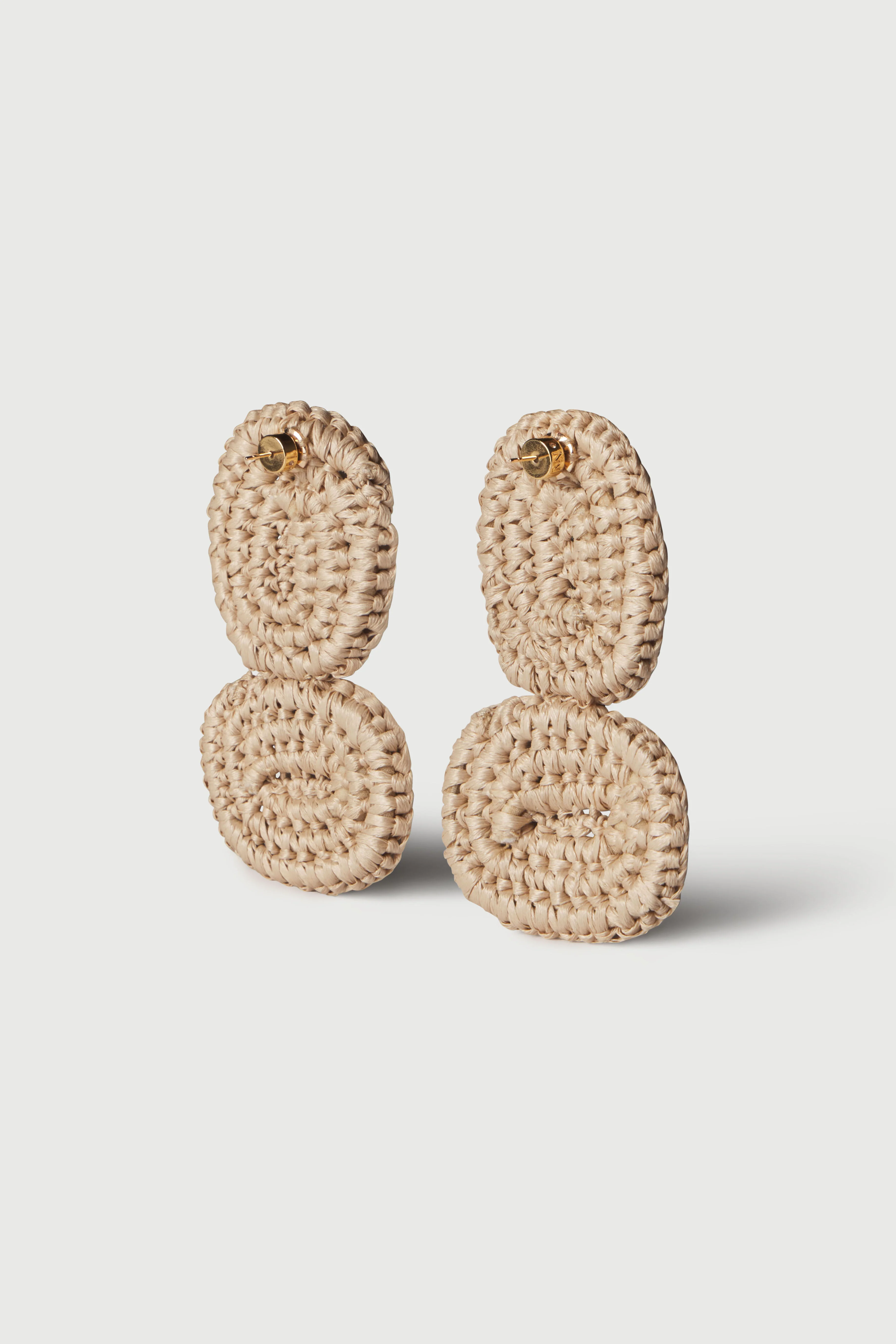 Crochet Knit Tier Drop Earrings - Image 8