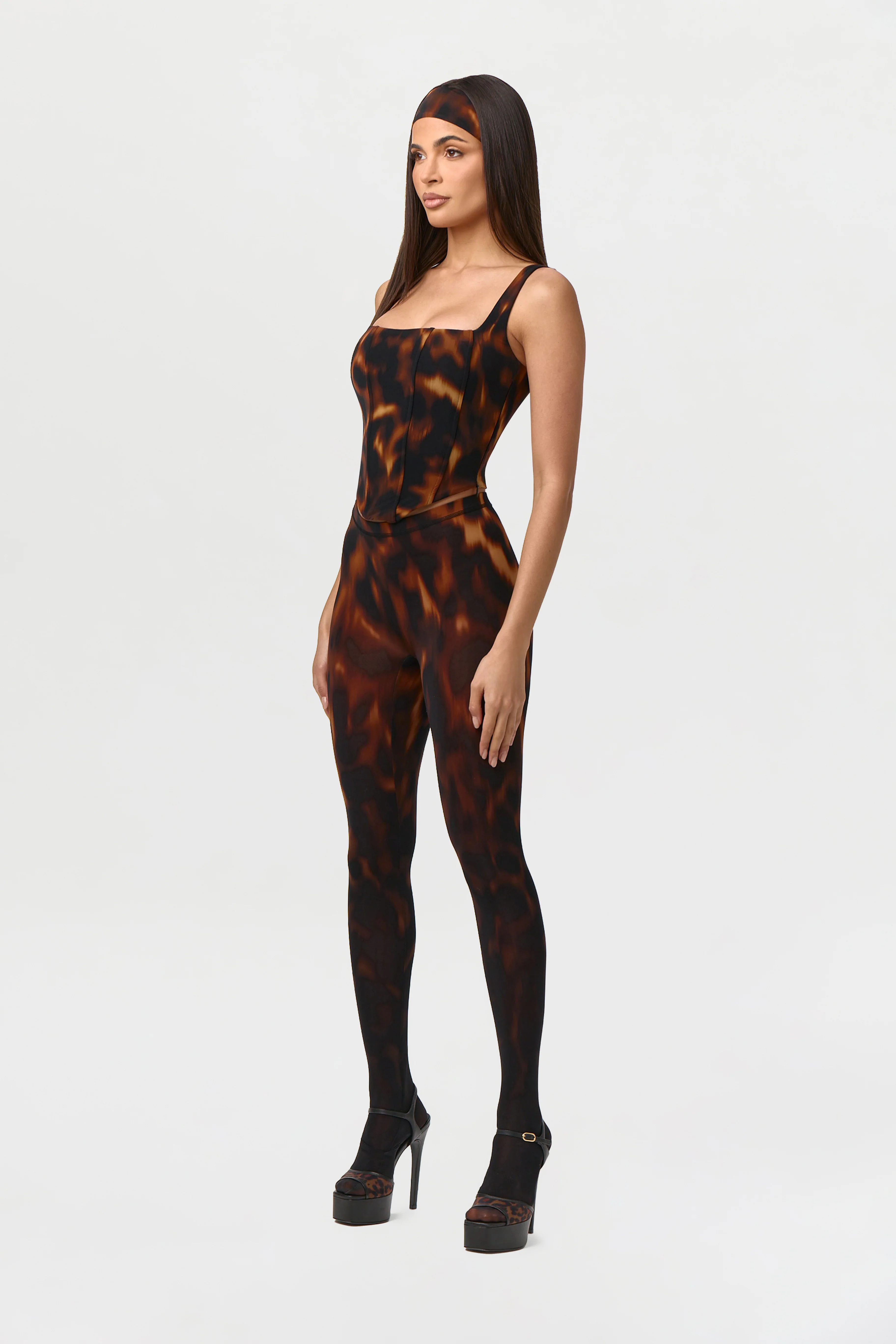 Bare Body Tortoise Corset Top - Image 2