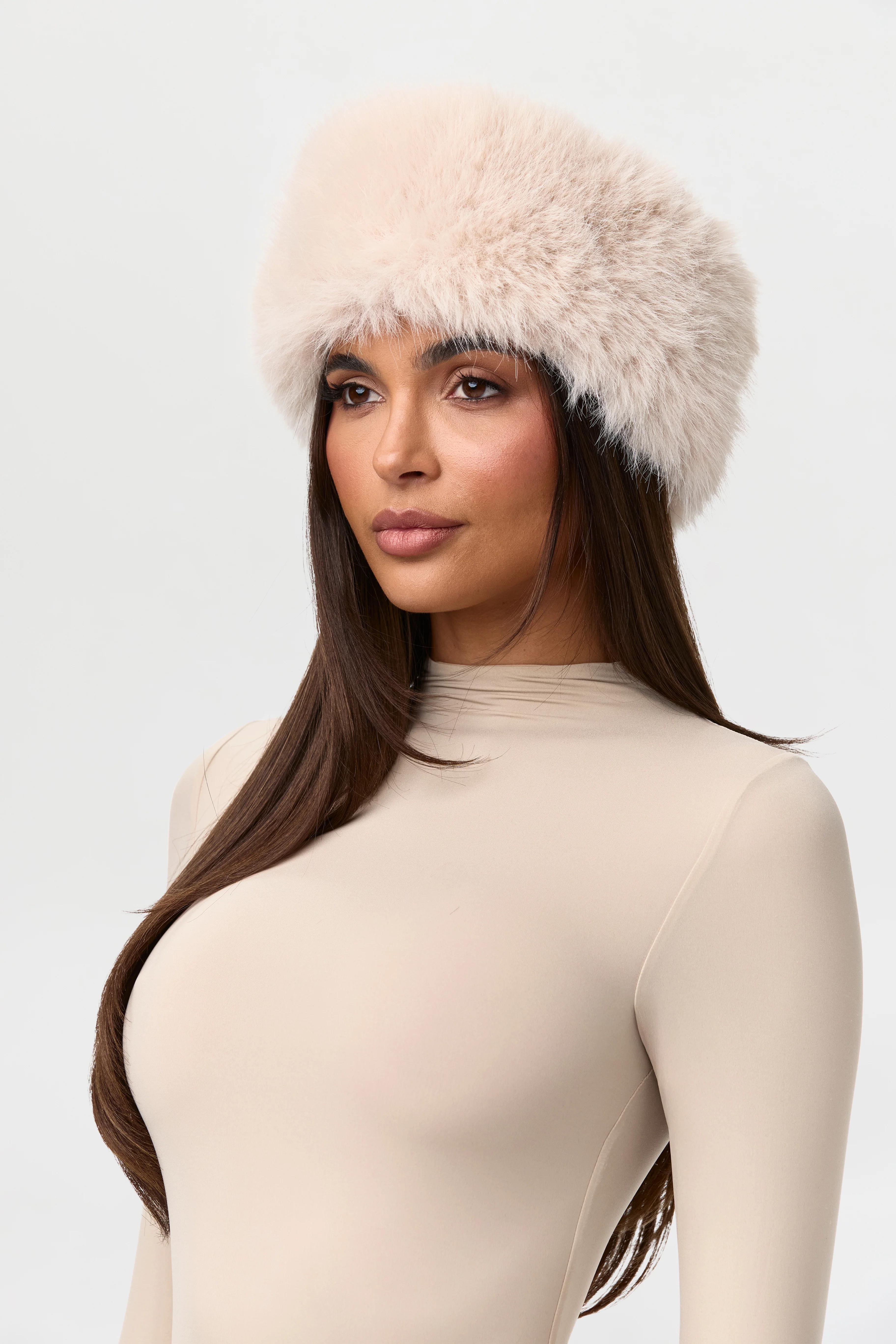 Faux Fur Plush Headband - Image 14