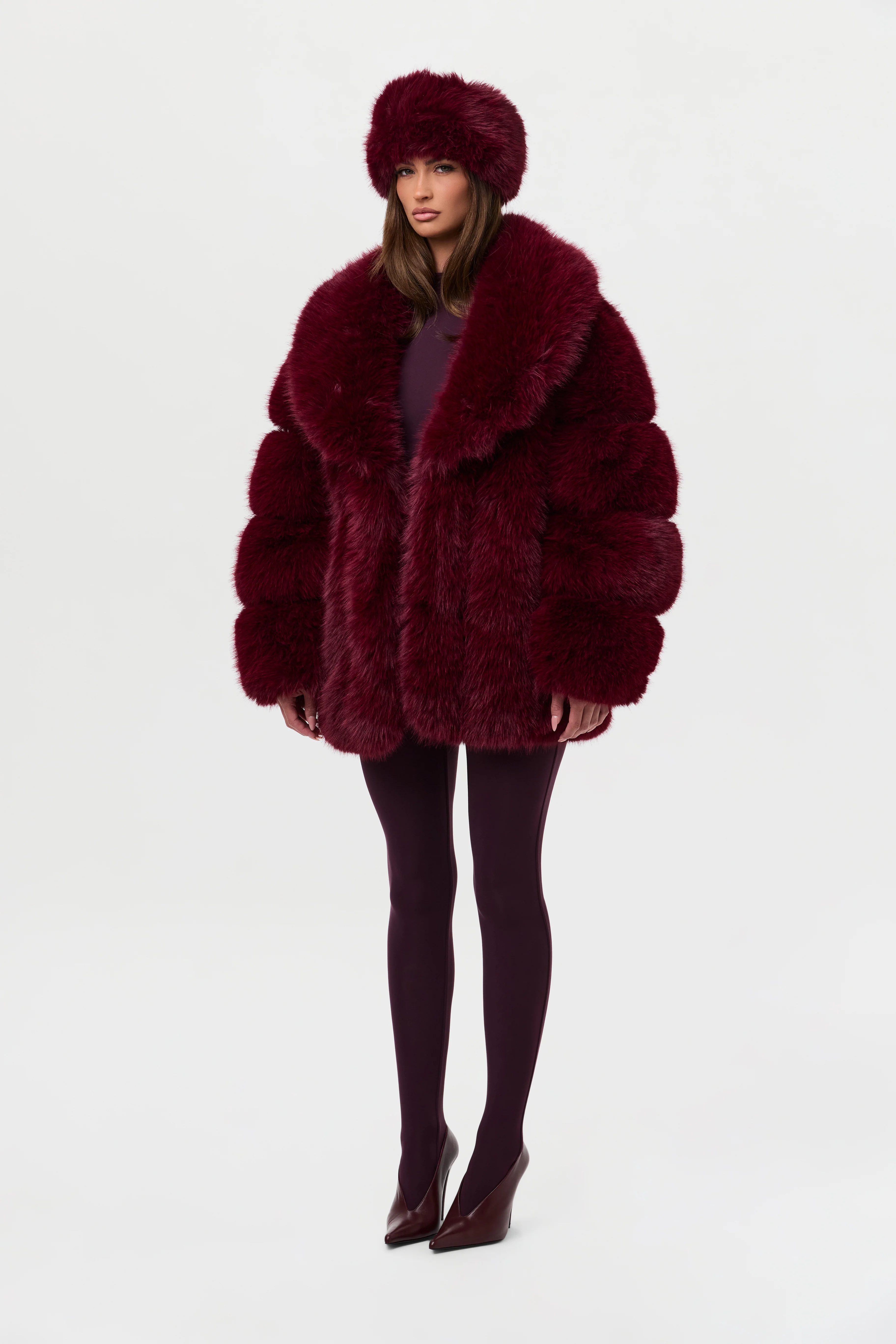 Faux Fur Plush Headband - Image 31