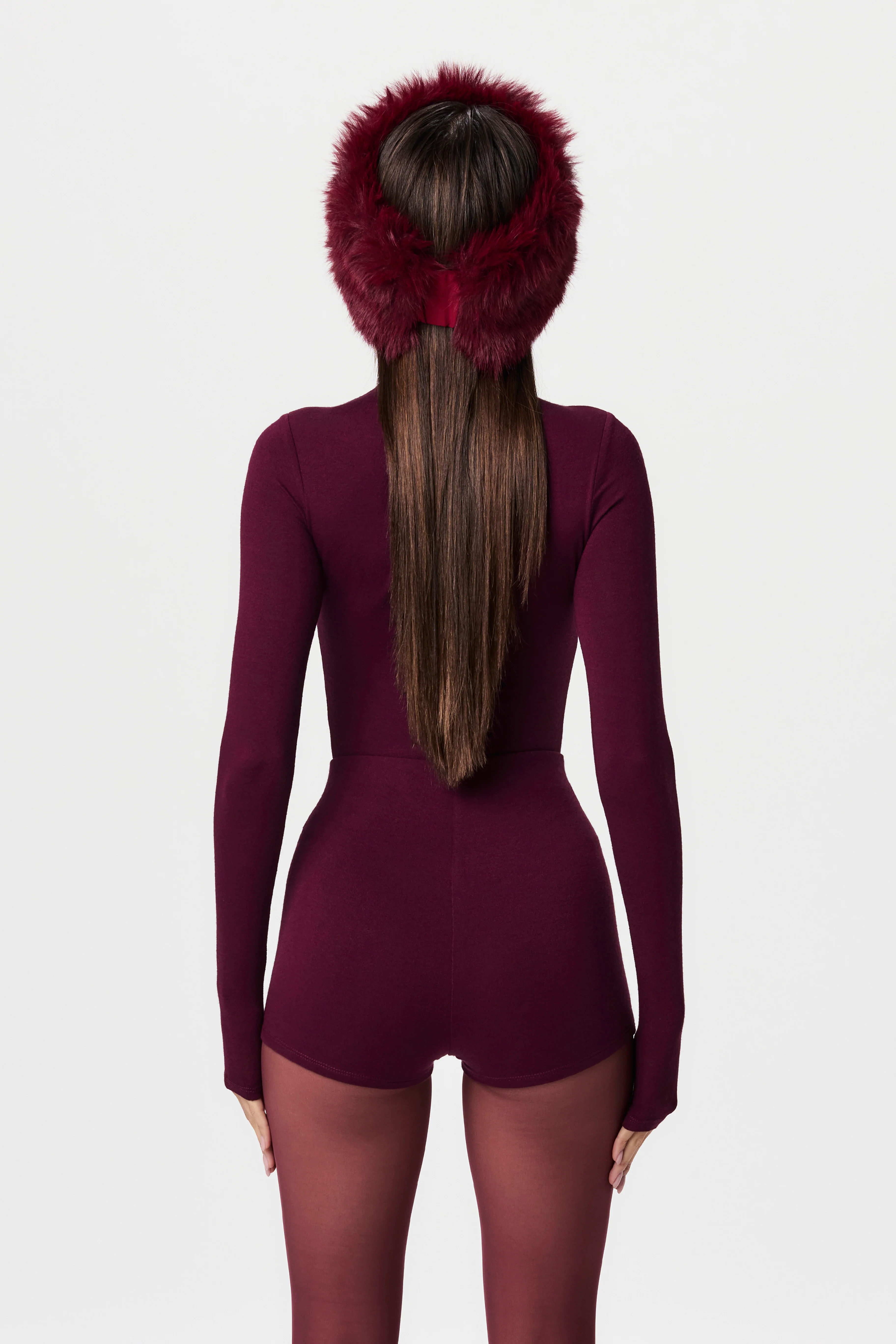 Faux Fur Plush Headband - Image 36