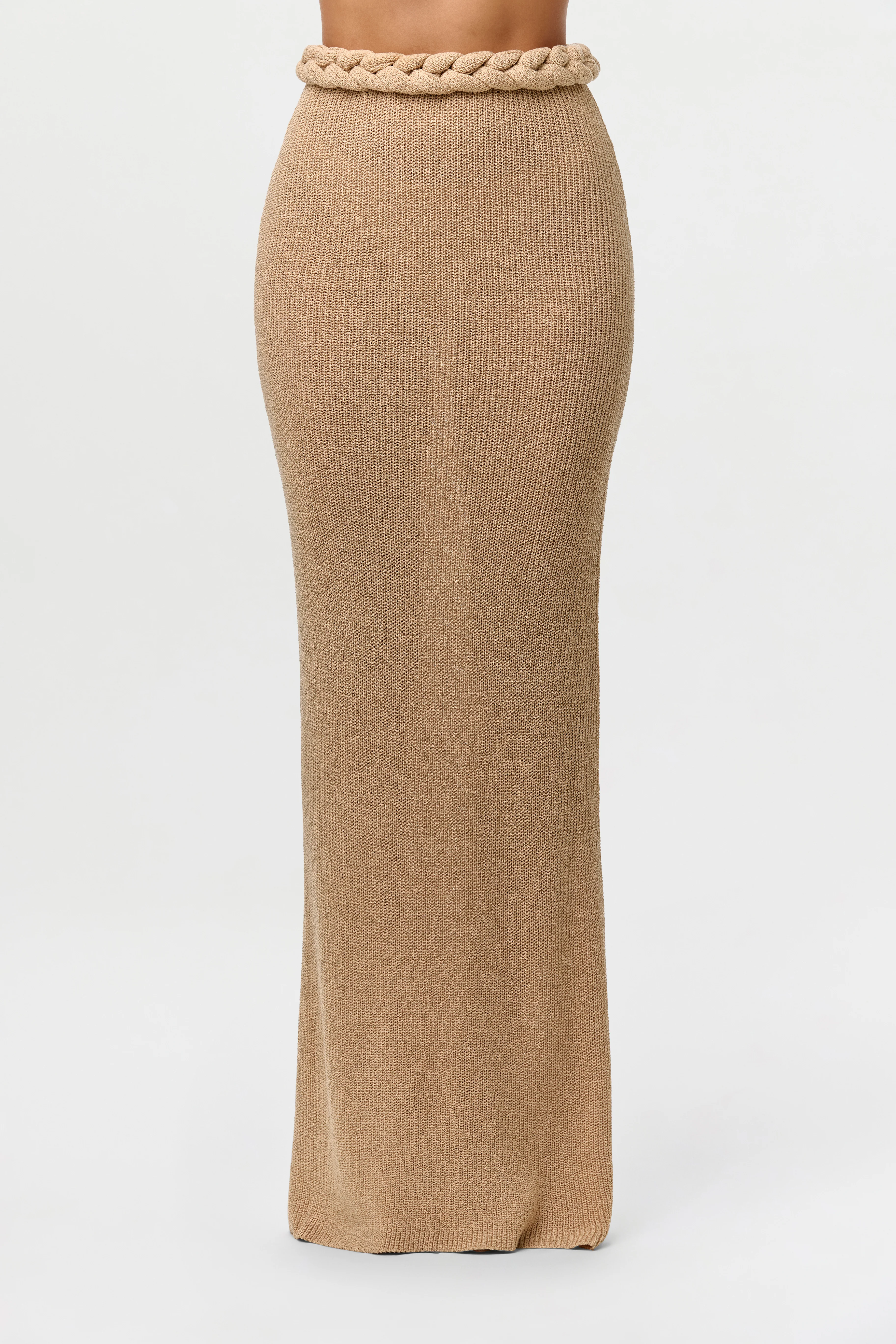 Knit Braid Maxi Skirt - Image 3
