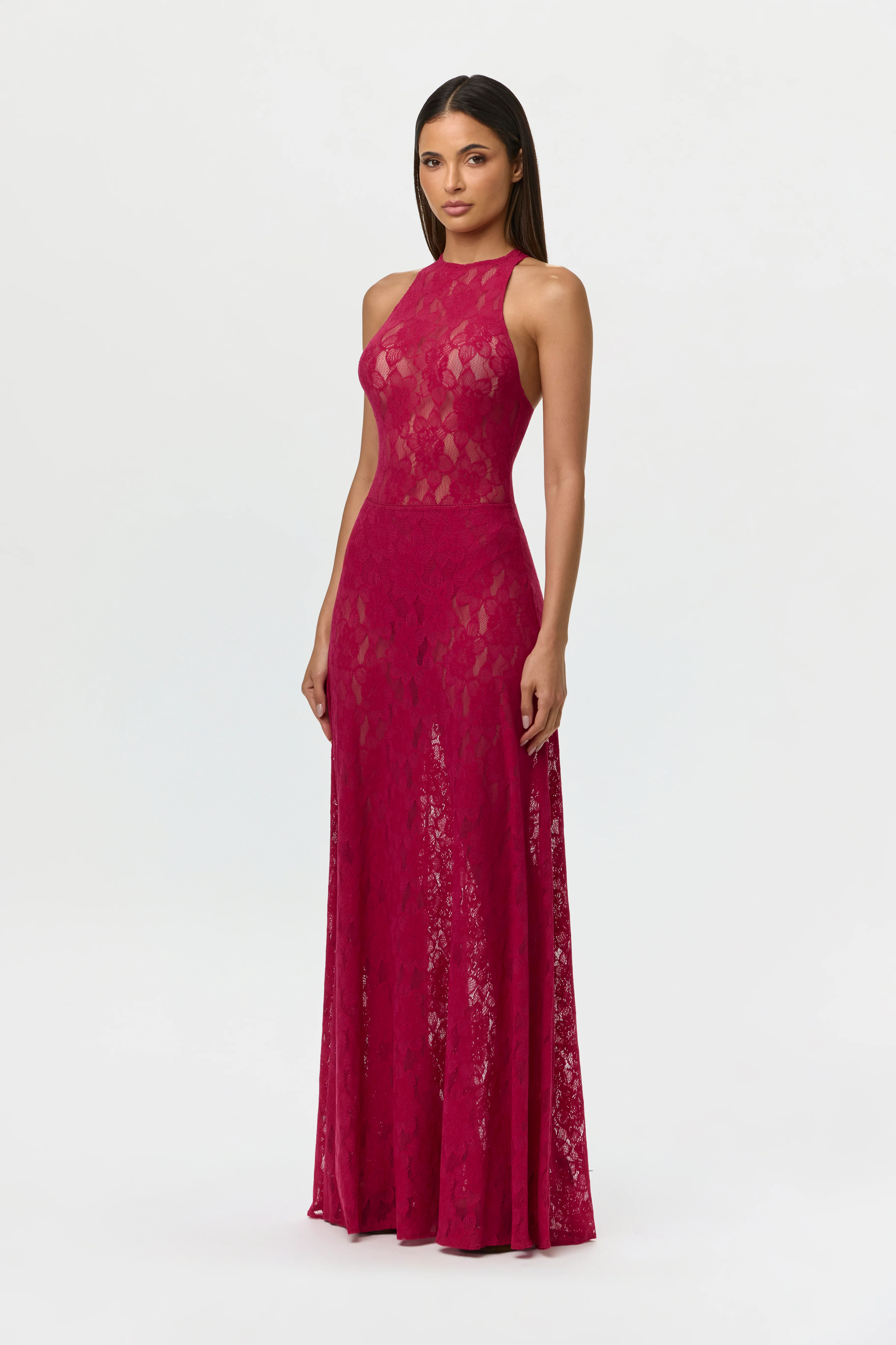 Stretch Lace Racerback Bodysuit - Image 4