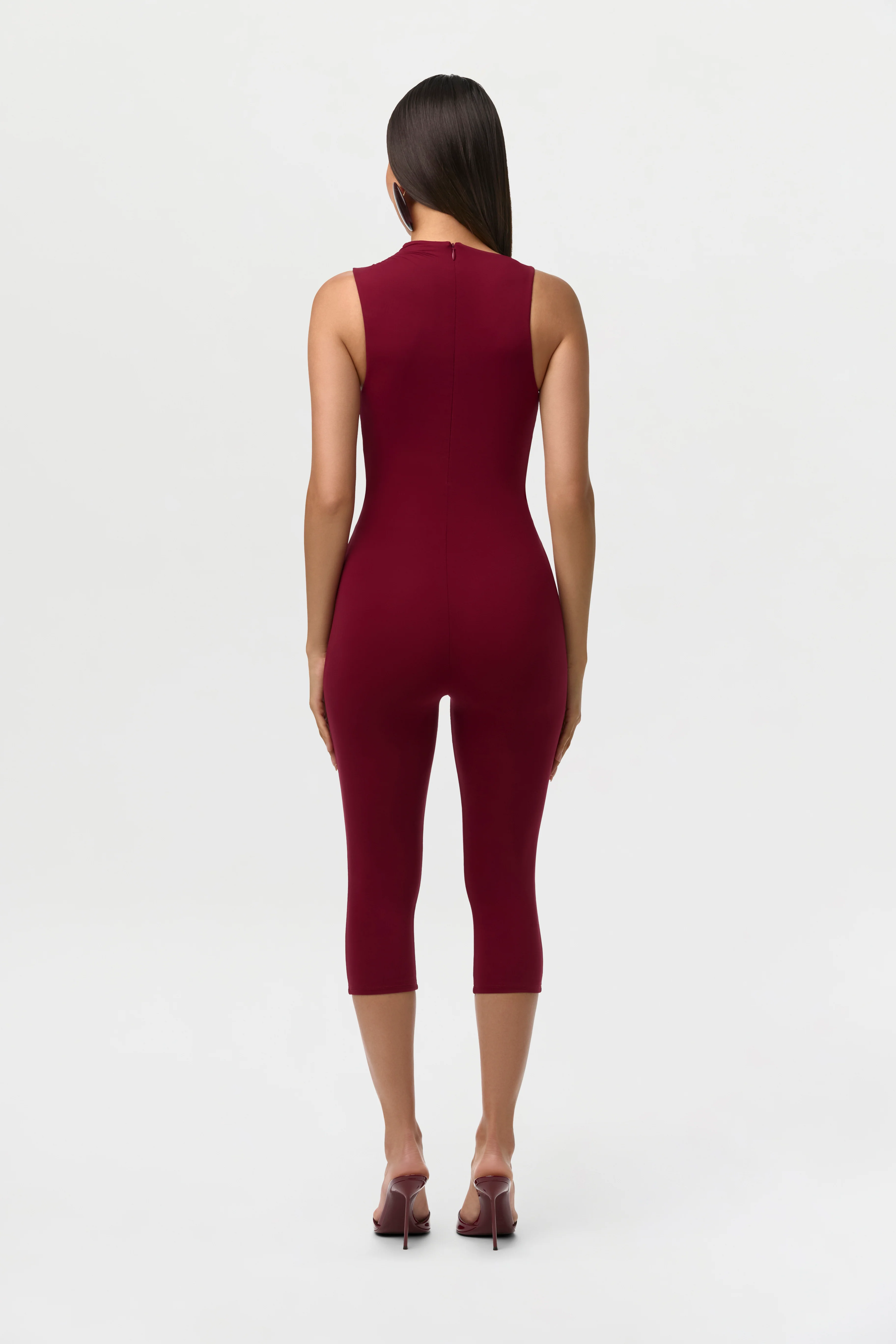 Naked Sleeveless Capri Jumpsuit - Image 13