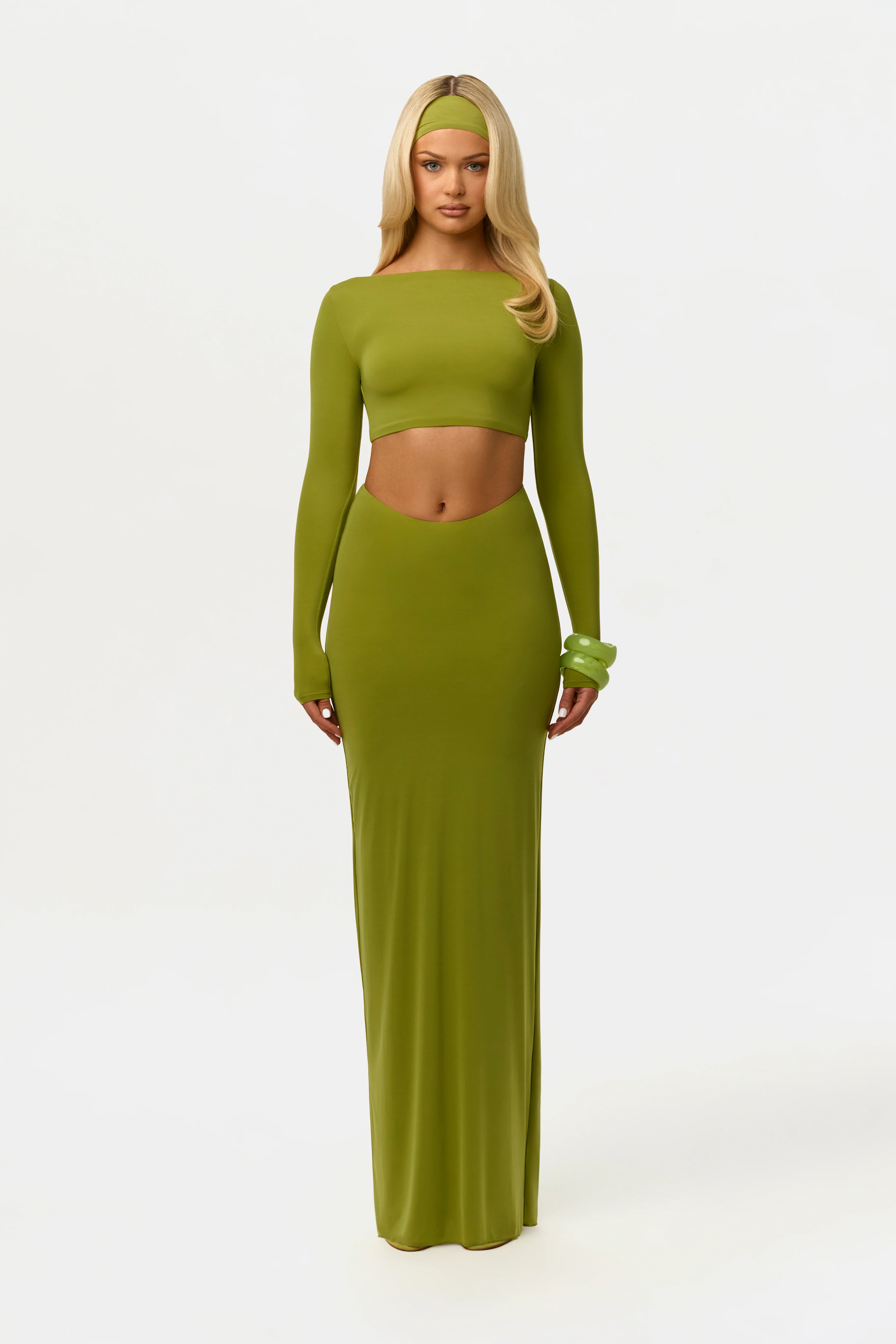 Naked Scoop Waist Maxi Skirt - Image 3