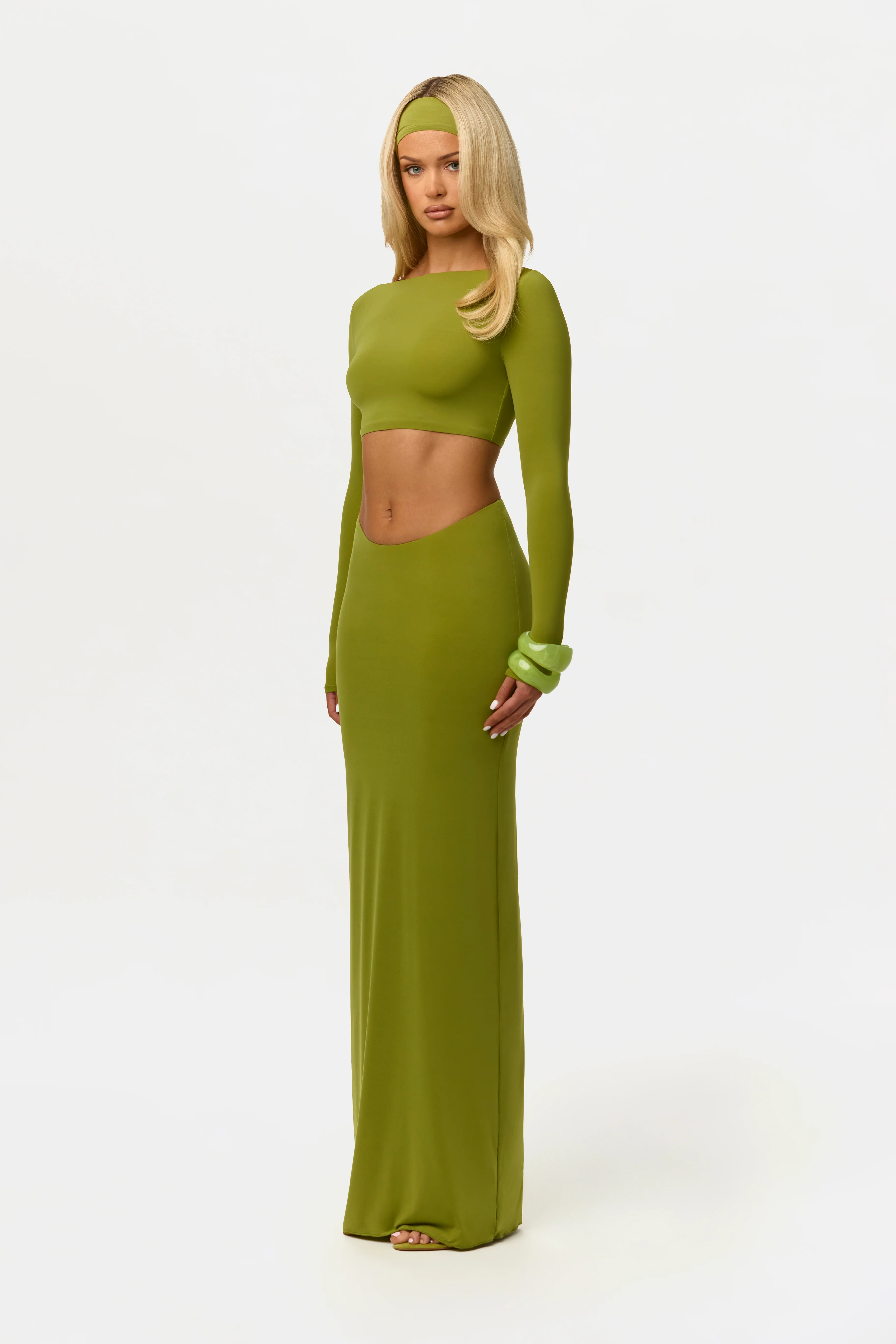 Naked Scoop Waist Maxi Skirt - Image 4