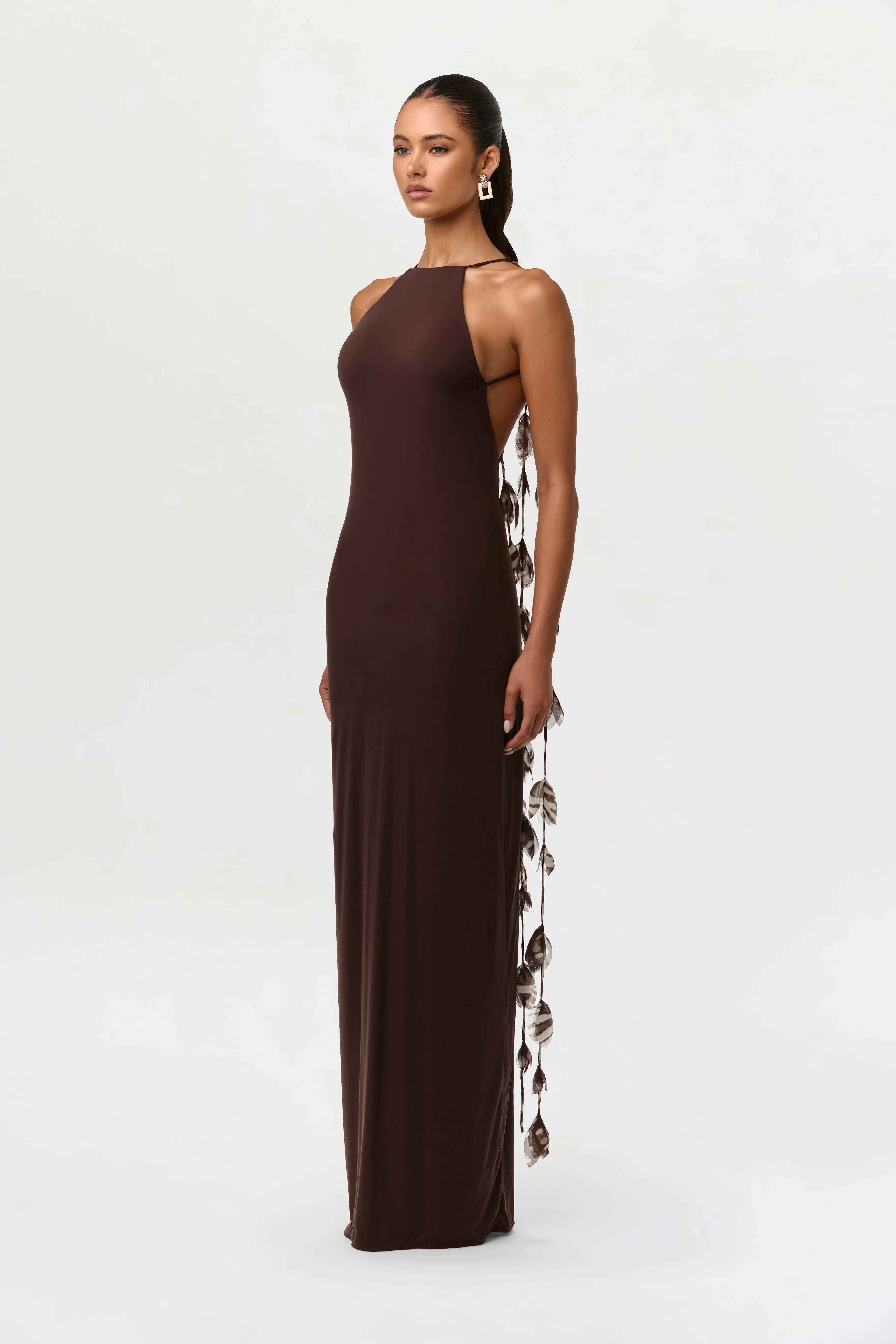Naked Open Back Petal Dress - Image 5