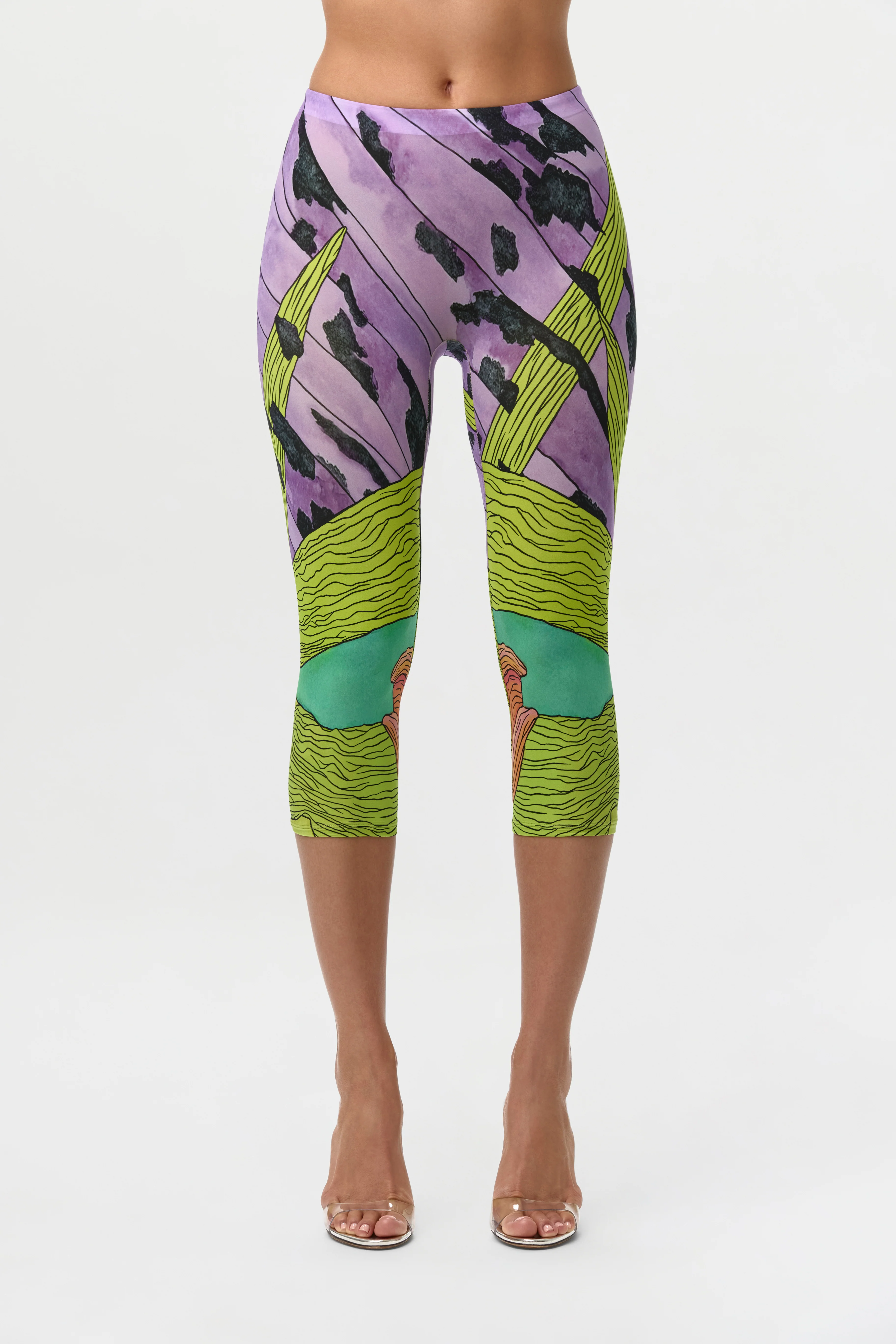 Naked Print Capri Legging - Image 32