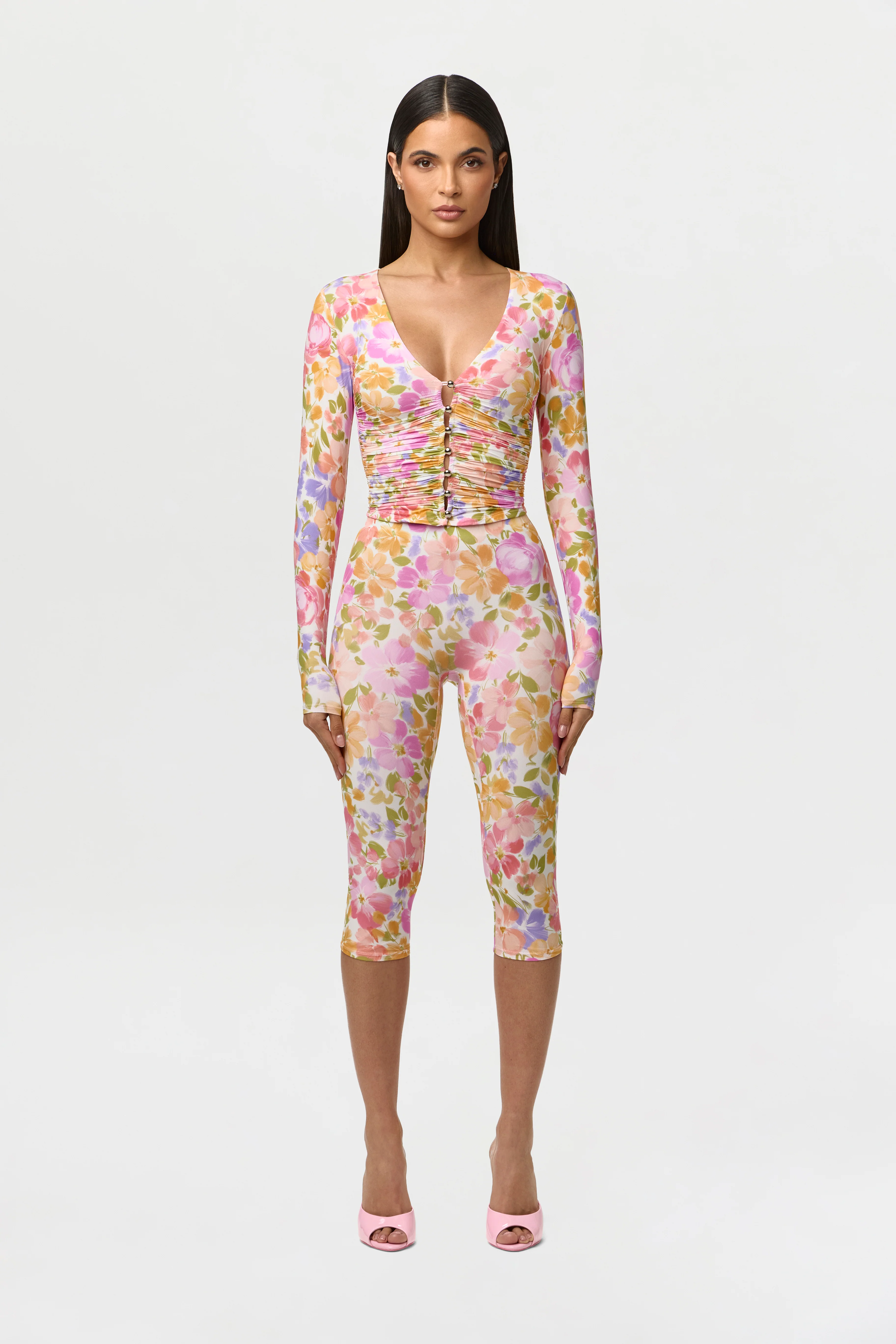 Naked Print Capri Legging - Image 38