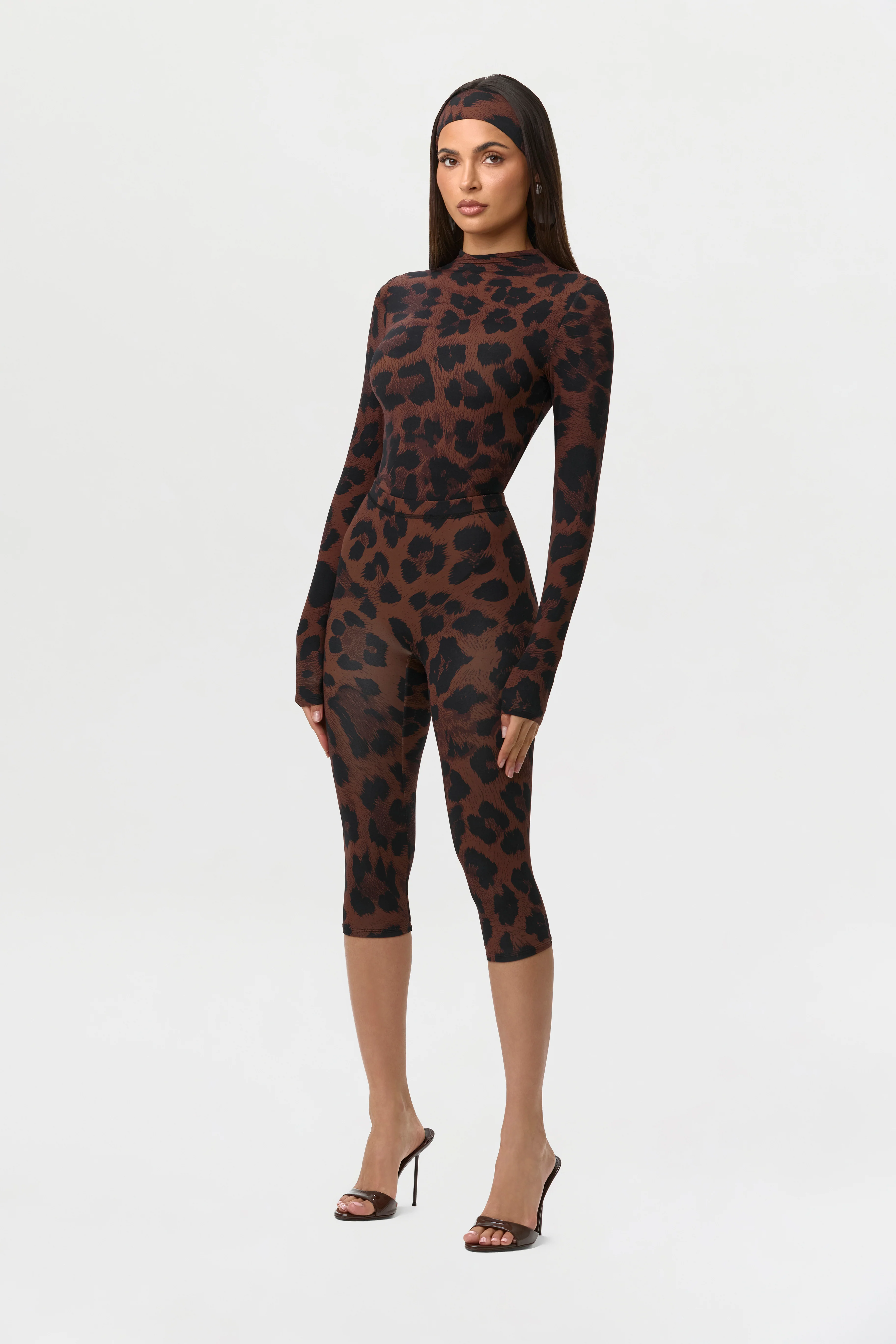 Naked Print Capri Leggings - Image 9