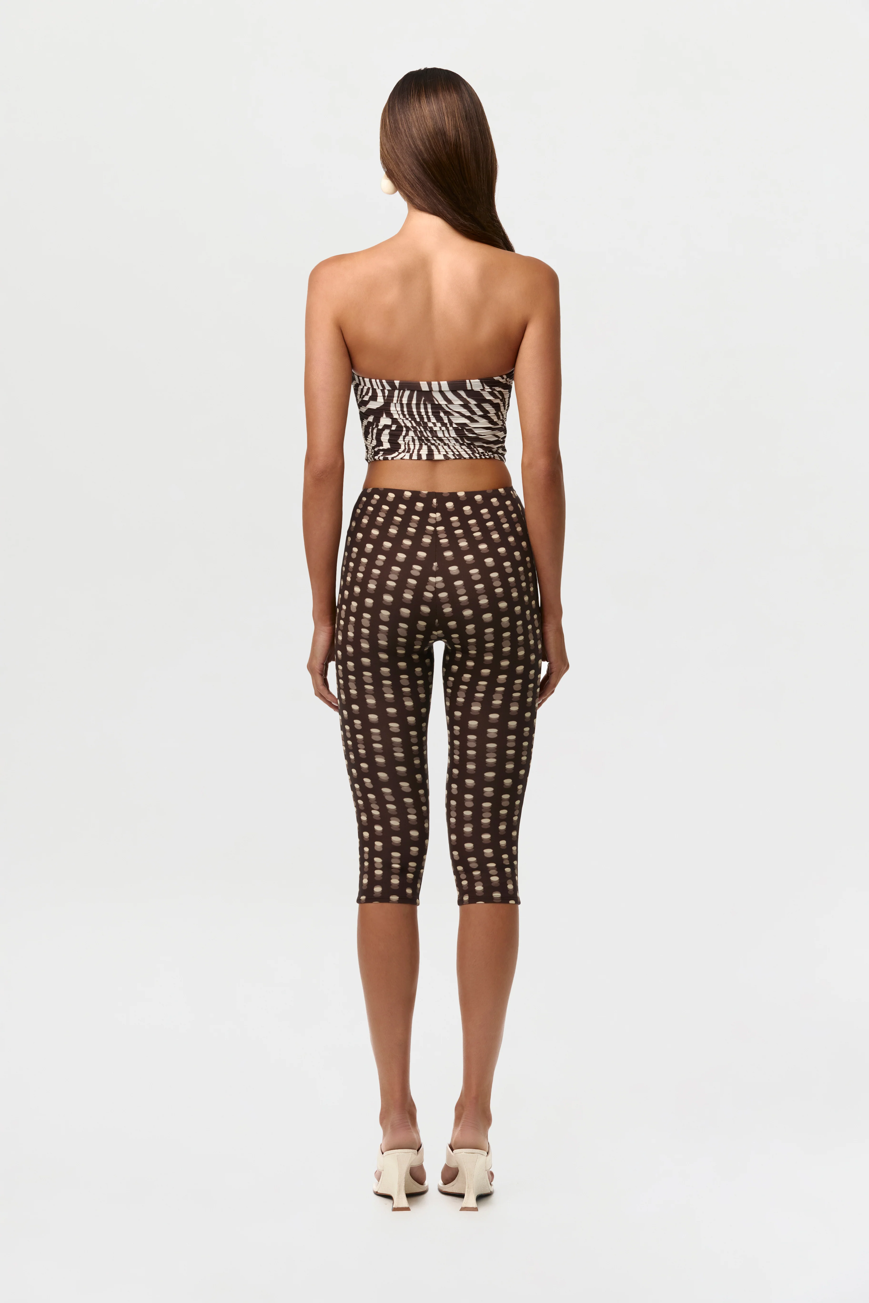 Naked Print Wired Capri Leggings - Image 10