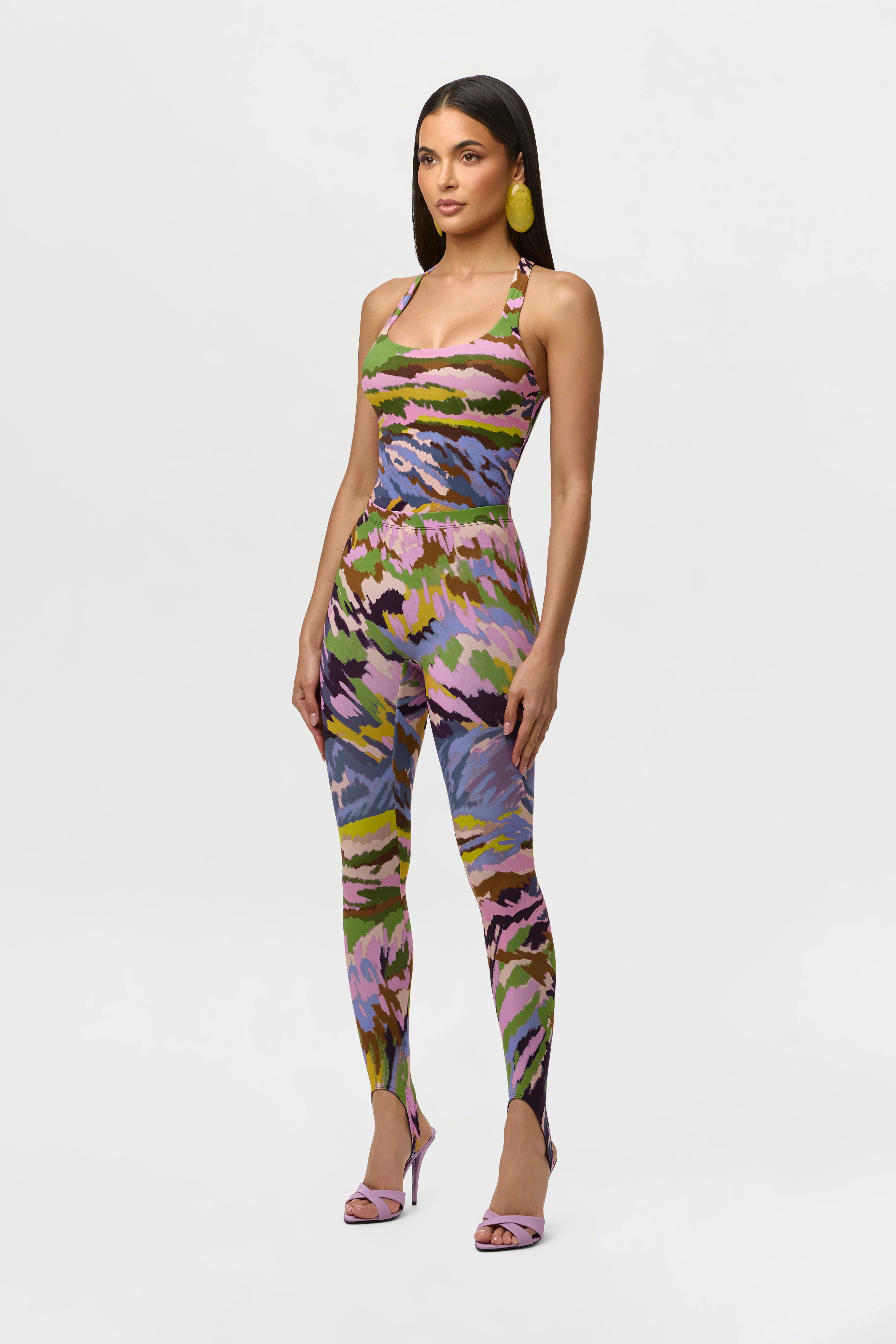 Naked Print Stirrup Legging - Image 3