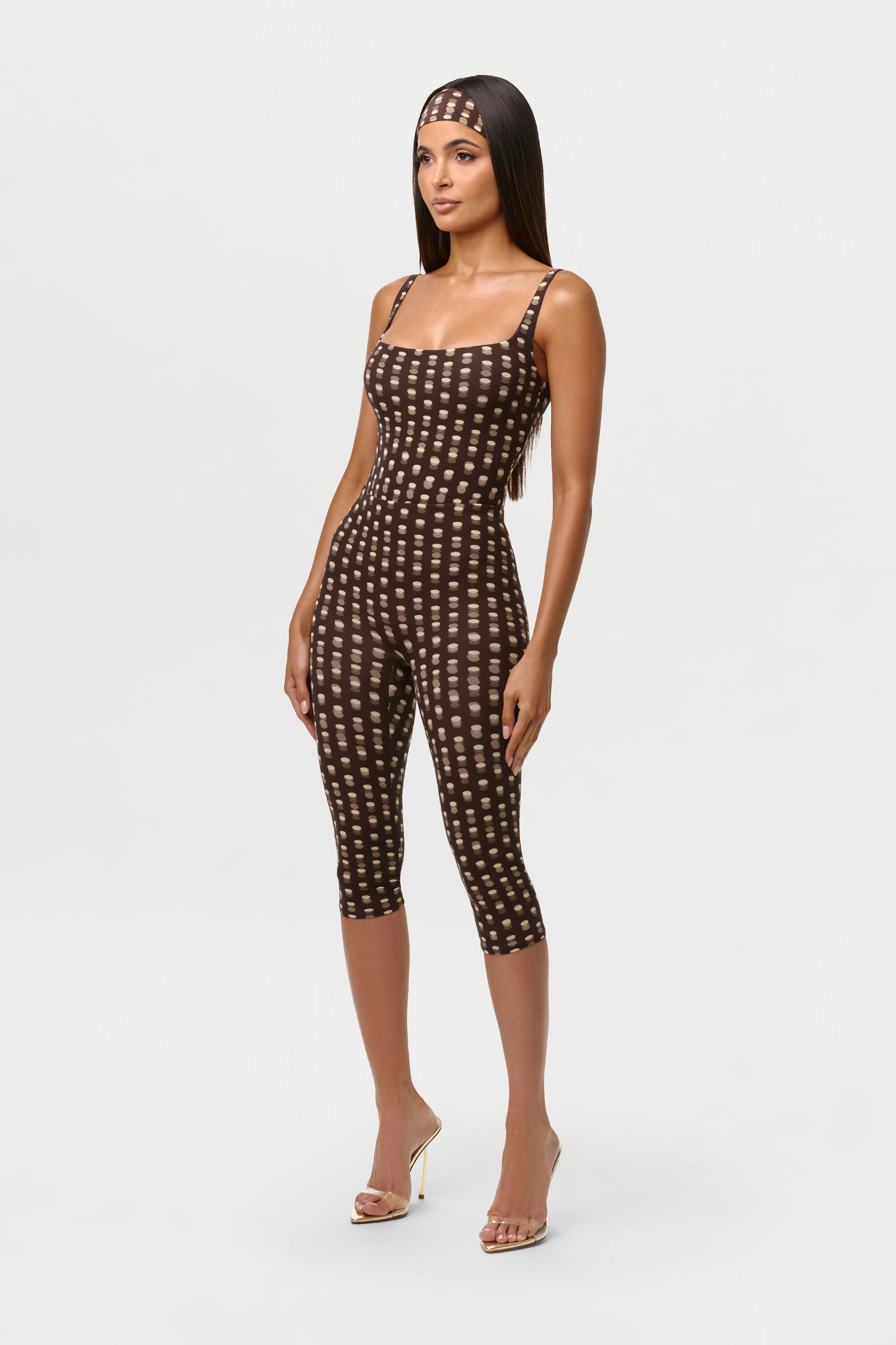 Naked Print Scoop Tank Bodysuit - Image 6