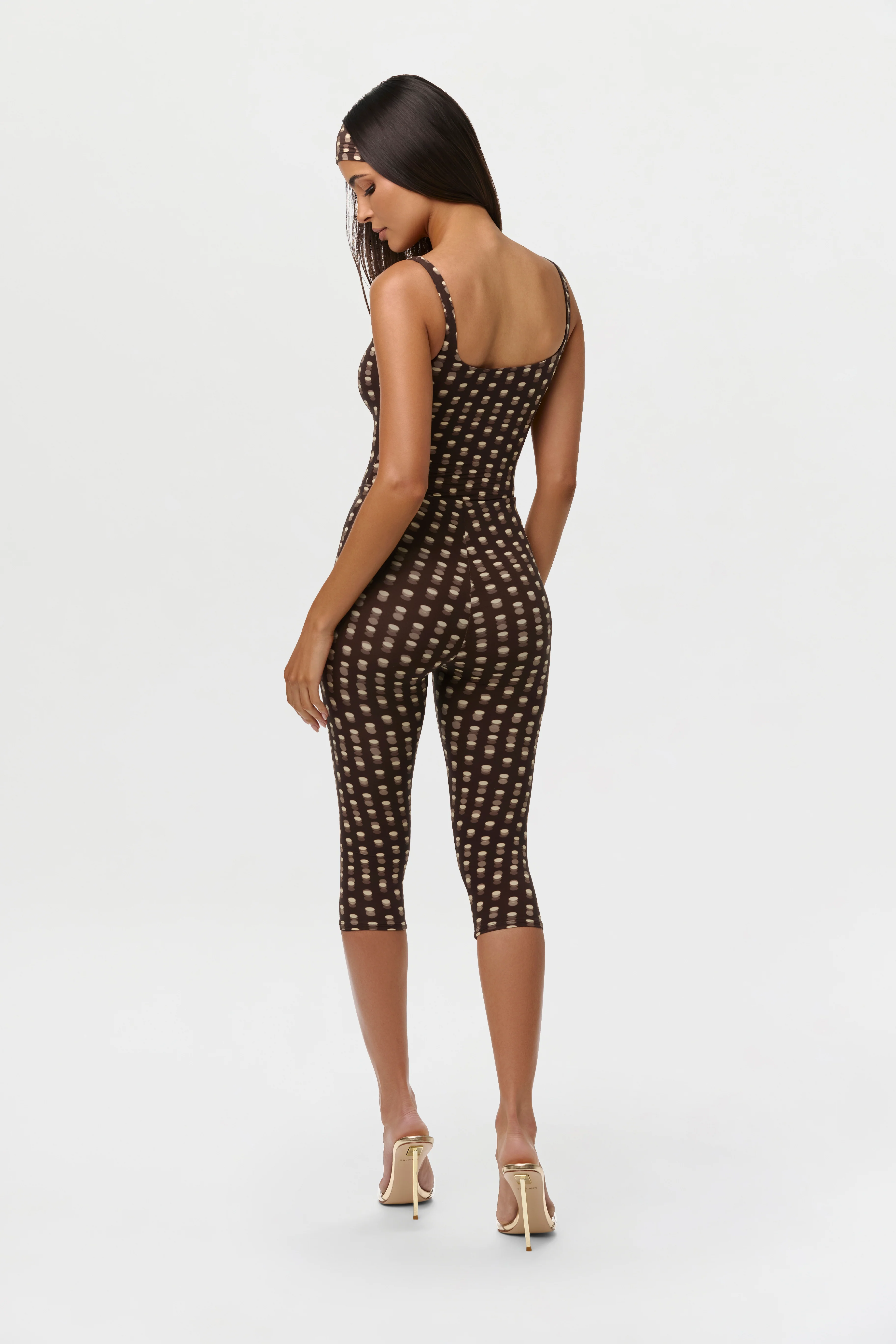 Naked Print Scoop Tank Bodysuit - Image 7