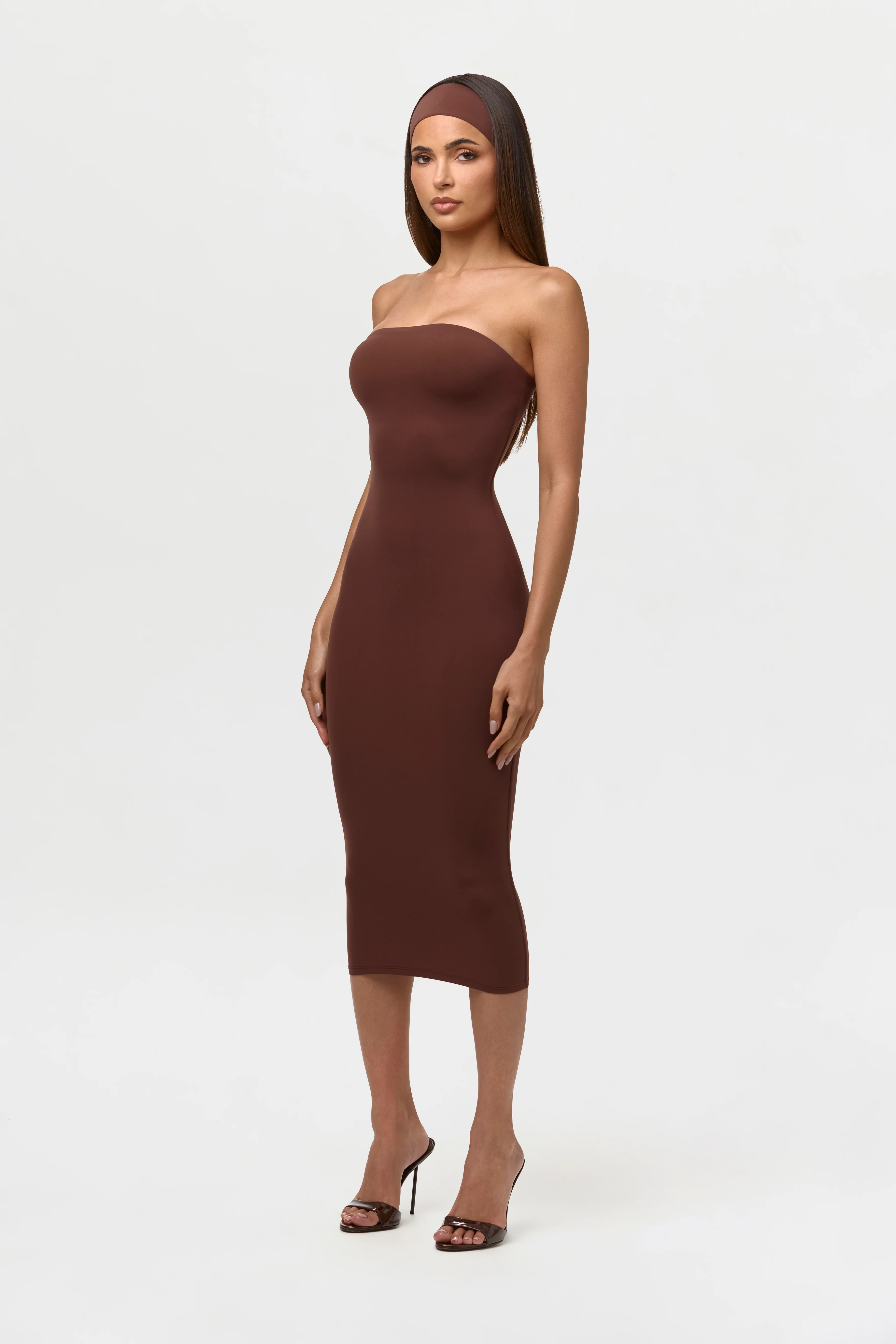 Naked Tube Midi Dress - Image 10