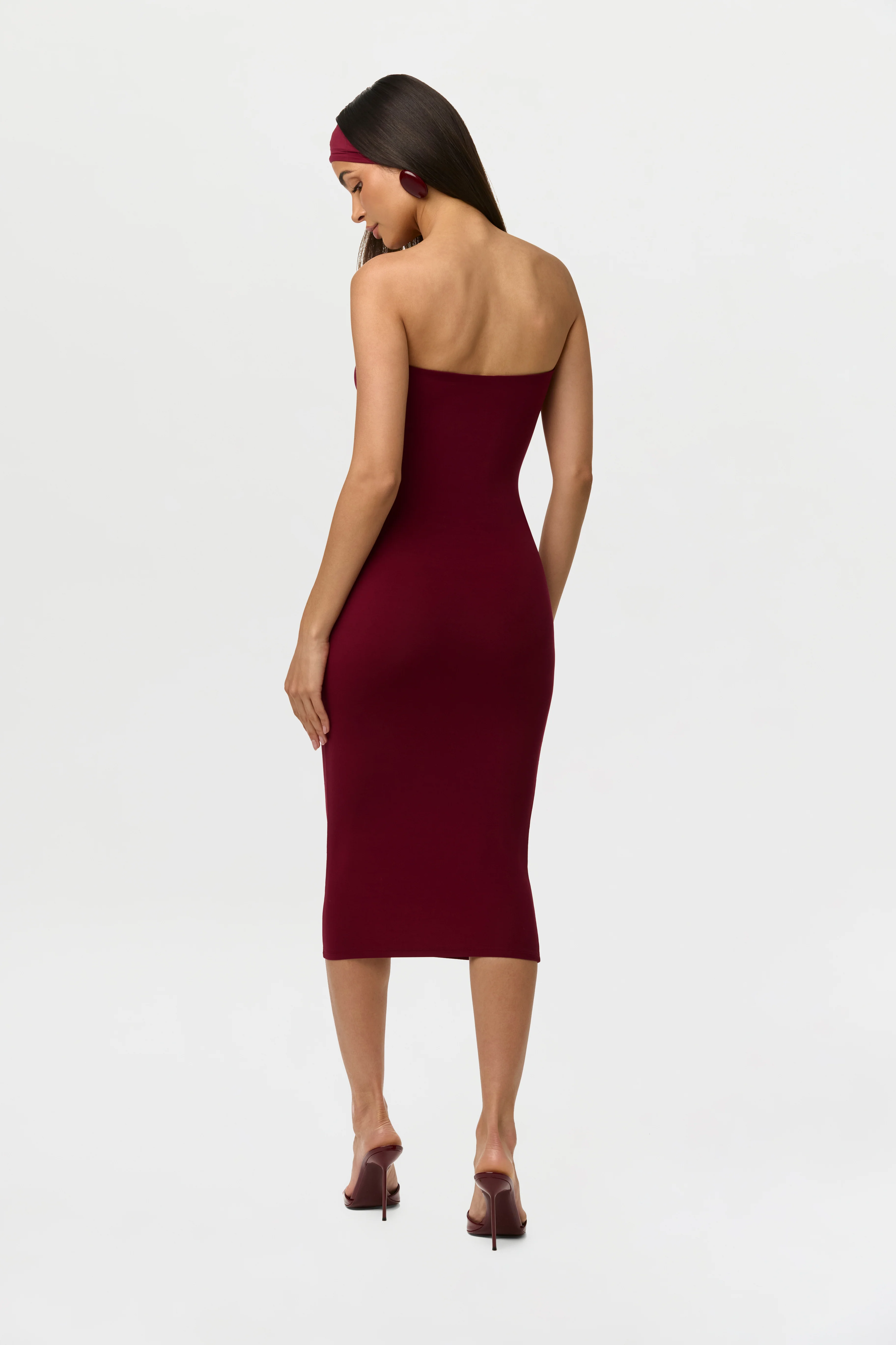 Naked Tube Midi Dress - Image 12