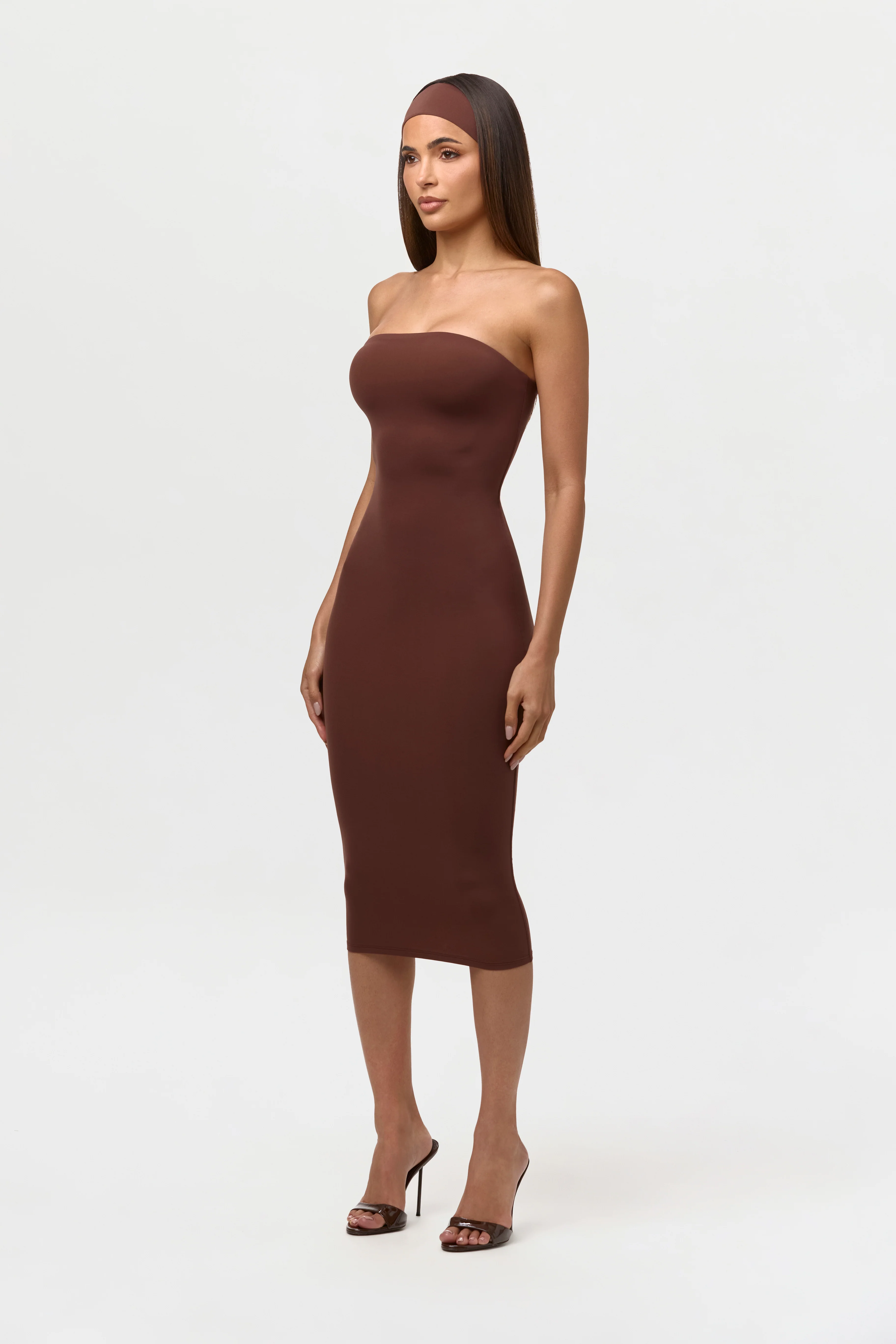 Naked Tube Midi Dress - Image 9