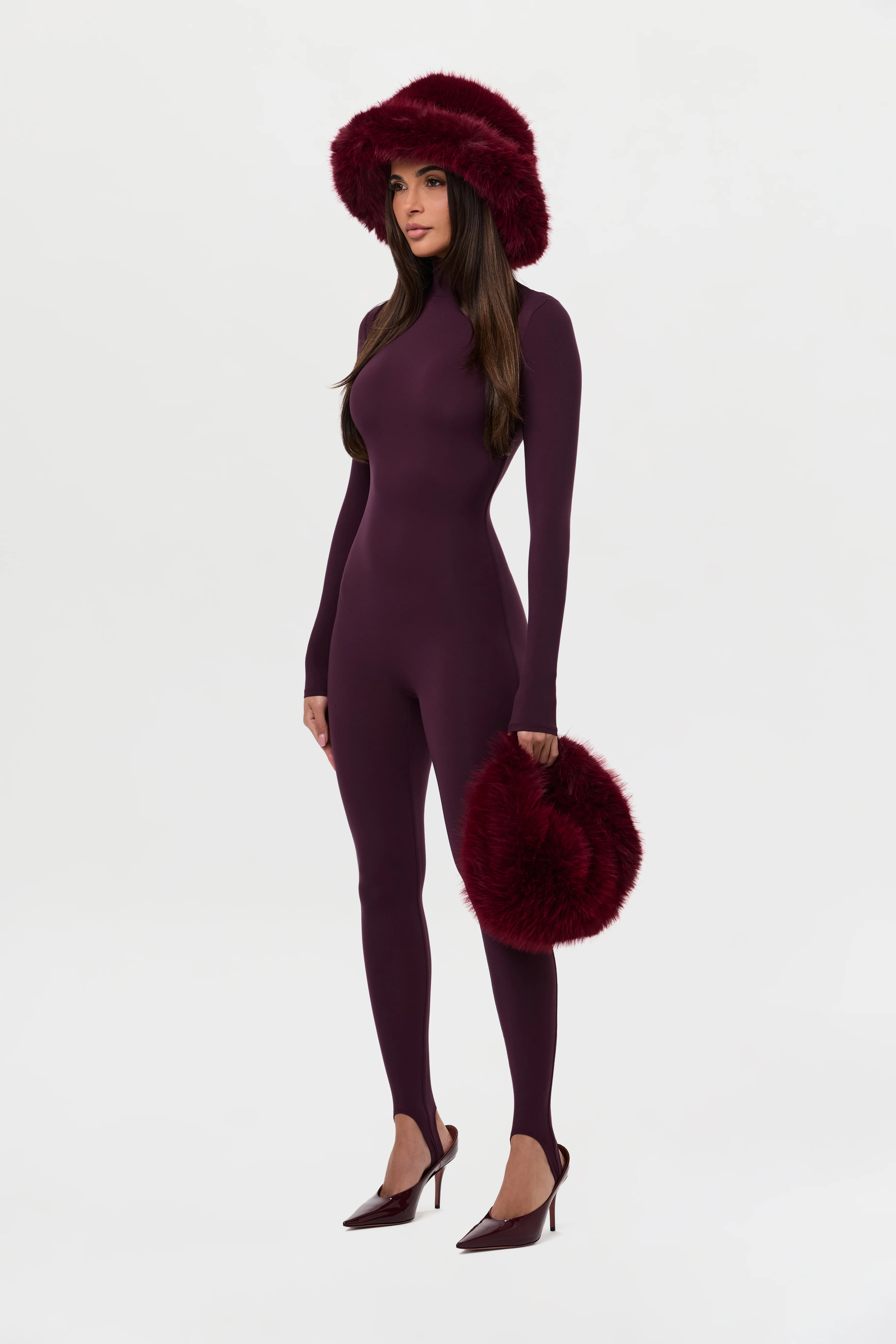 Naked Turtleneck Stirrup Jumpsuit - Image 7