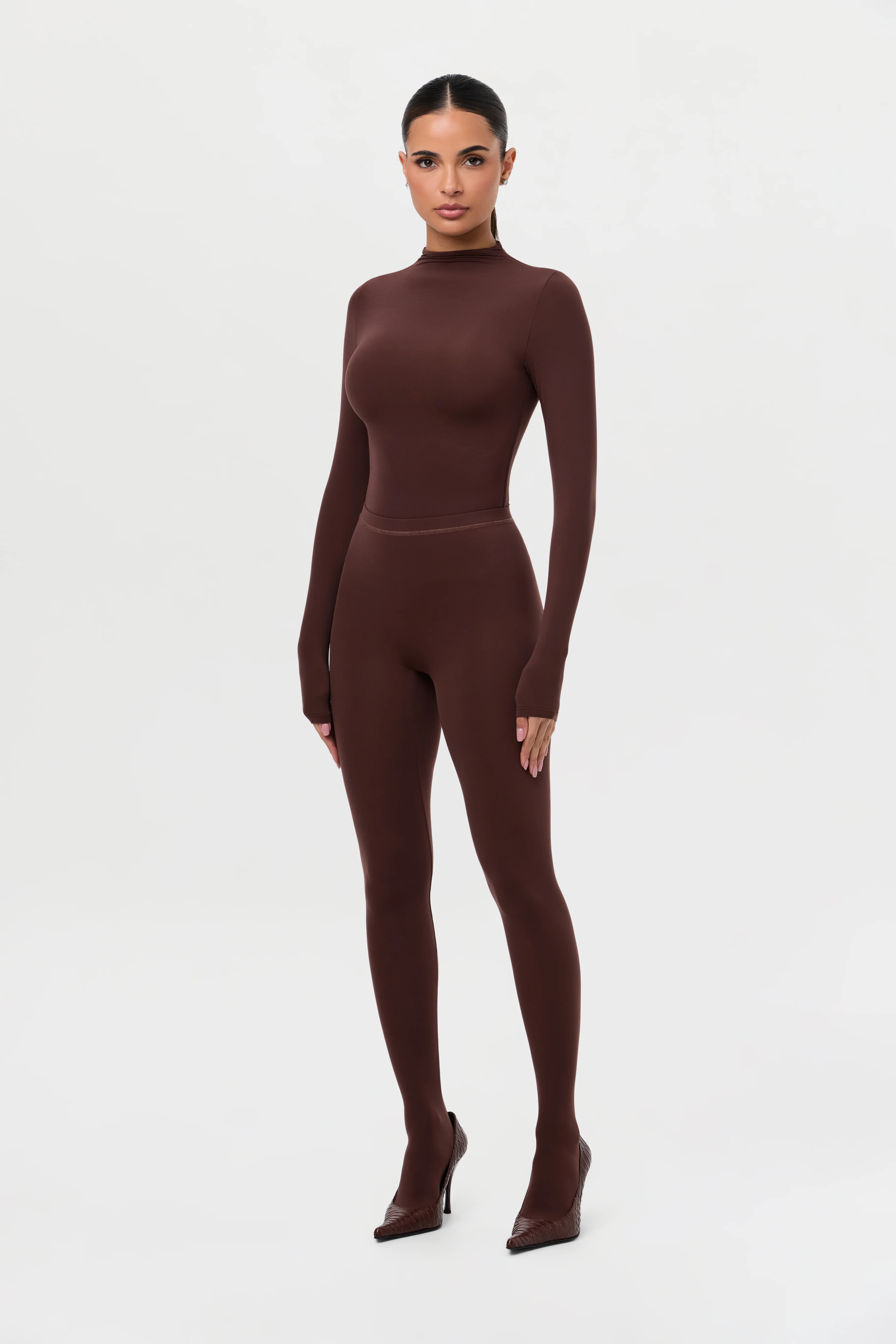 Naked Mock Neck Top - Image 42
