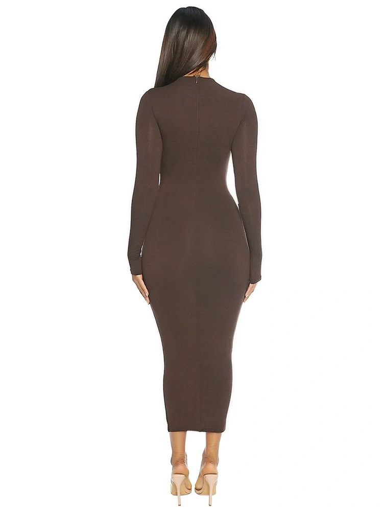 NW Sculpt Mock Neck Dress - Image 8
