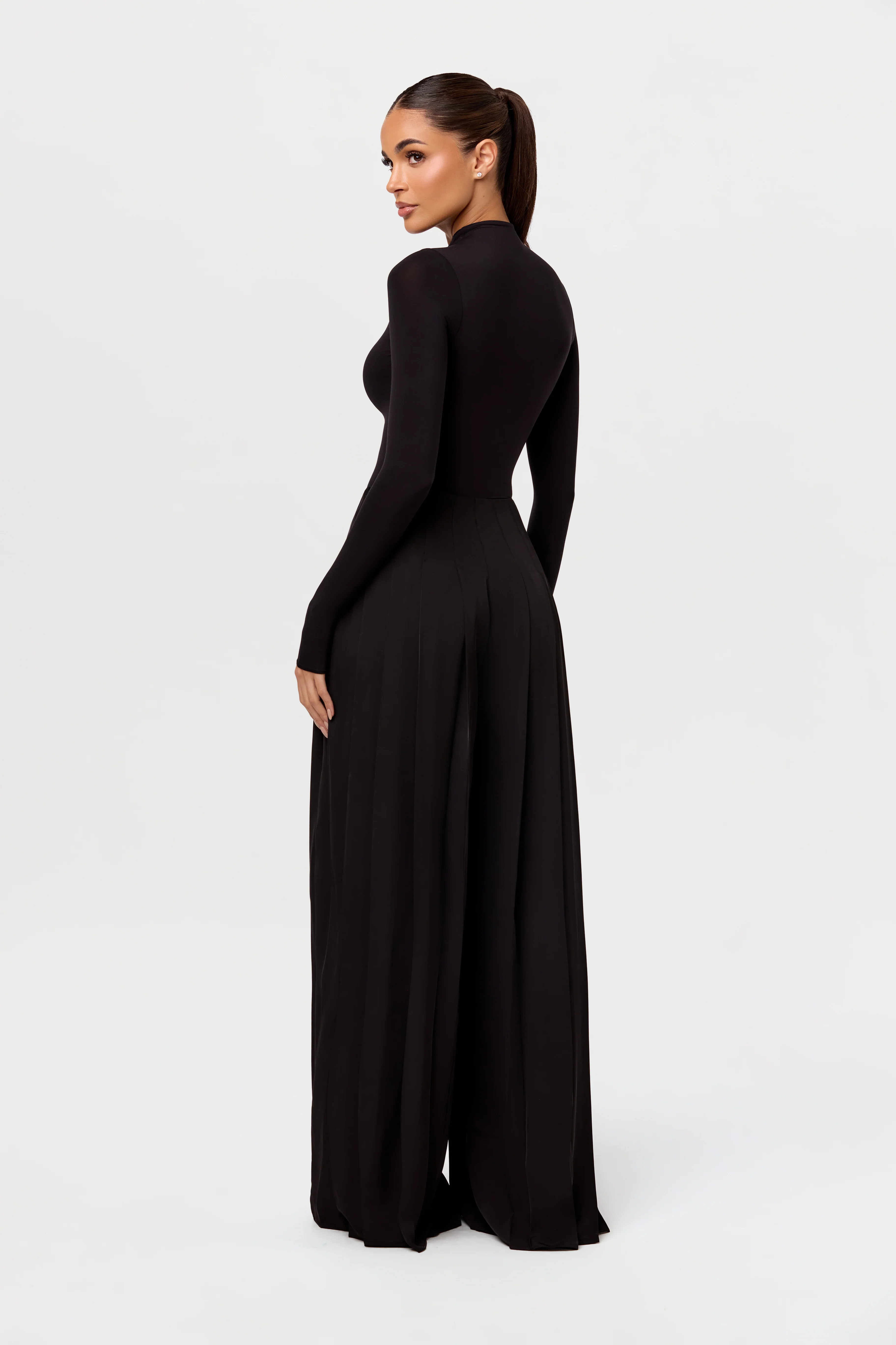 Pleated Wide Leg Pant - Image 6