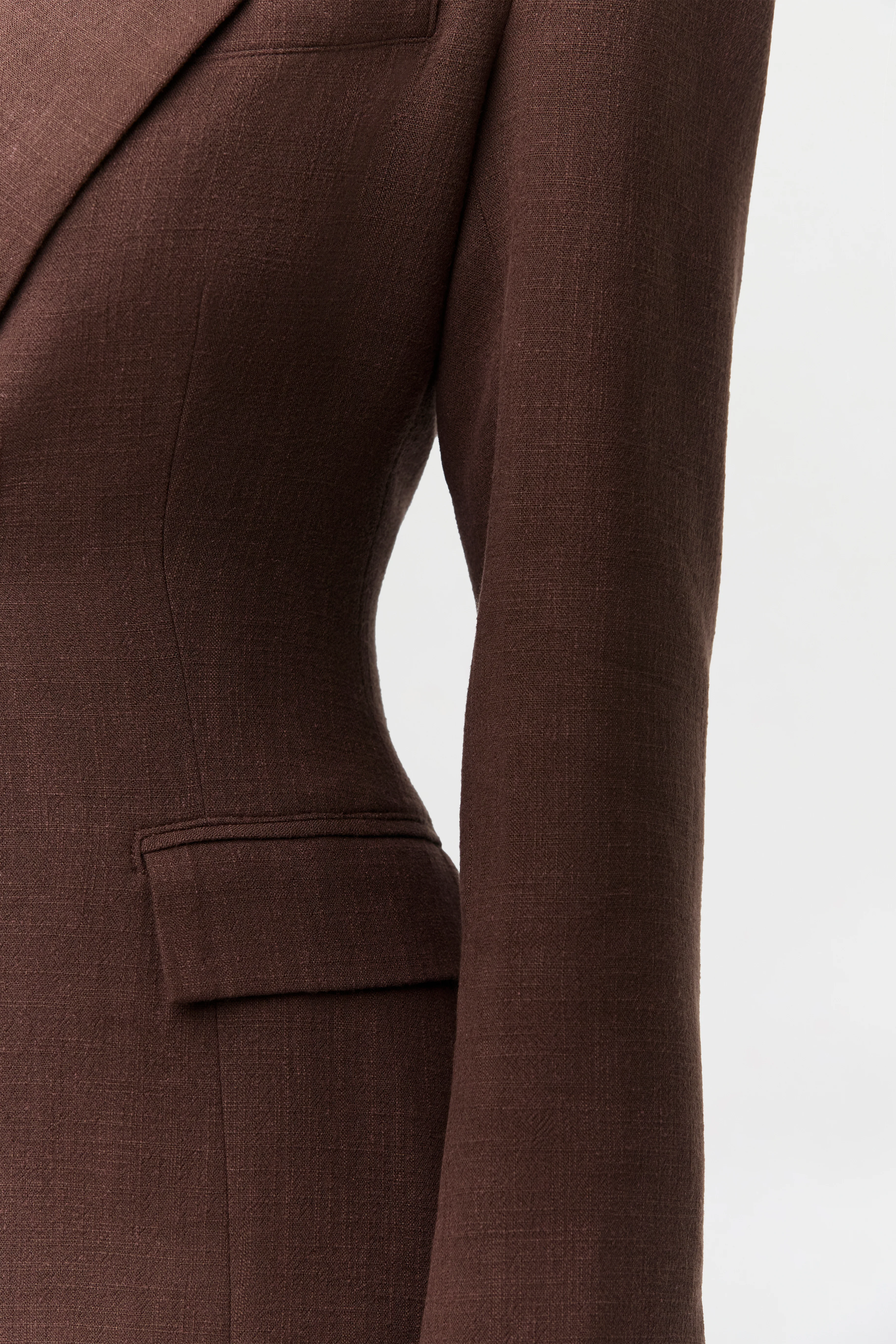 Linen Sculpt Suited Blazer - Image 6