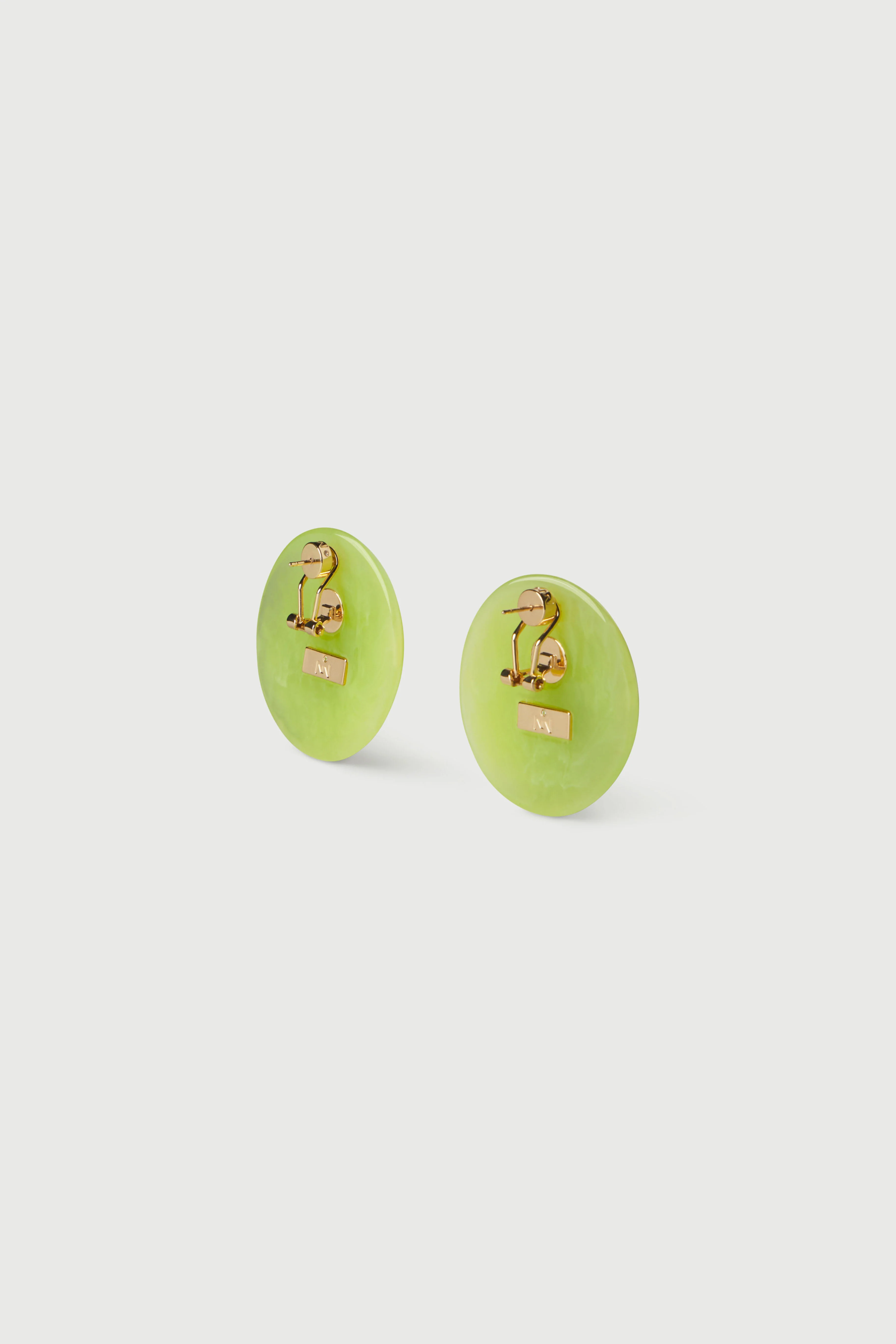 Resin Round Earrings - Image 8