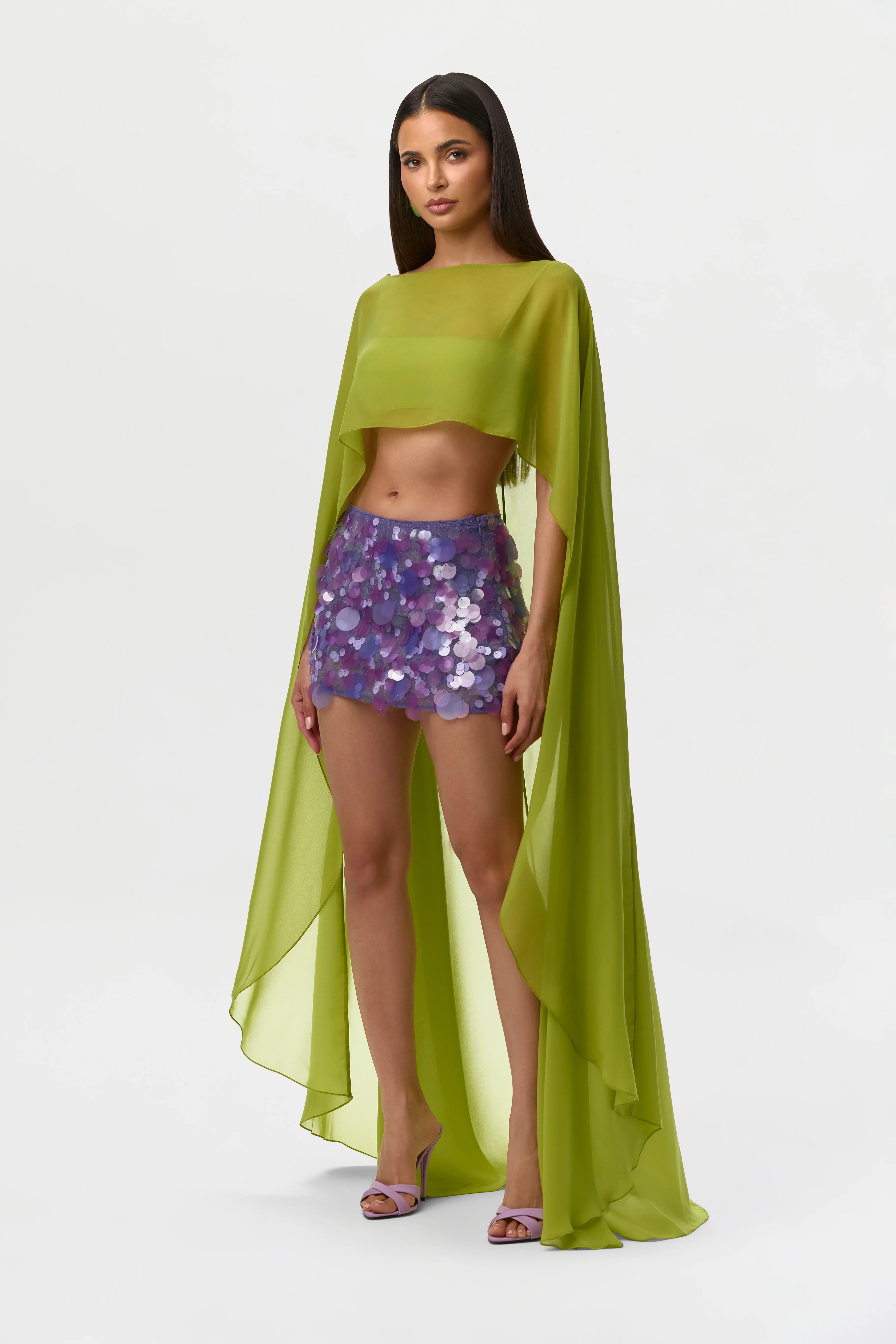 Sequin Micro Mini Skirt - Image 5
