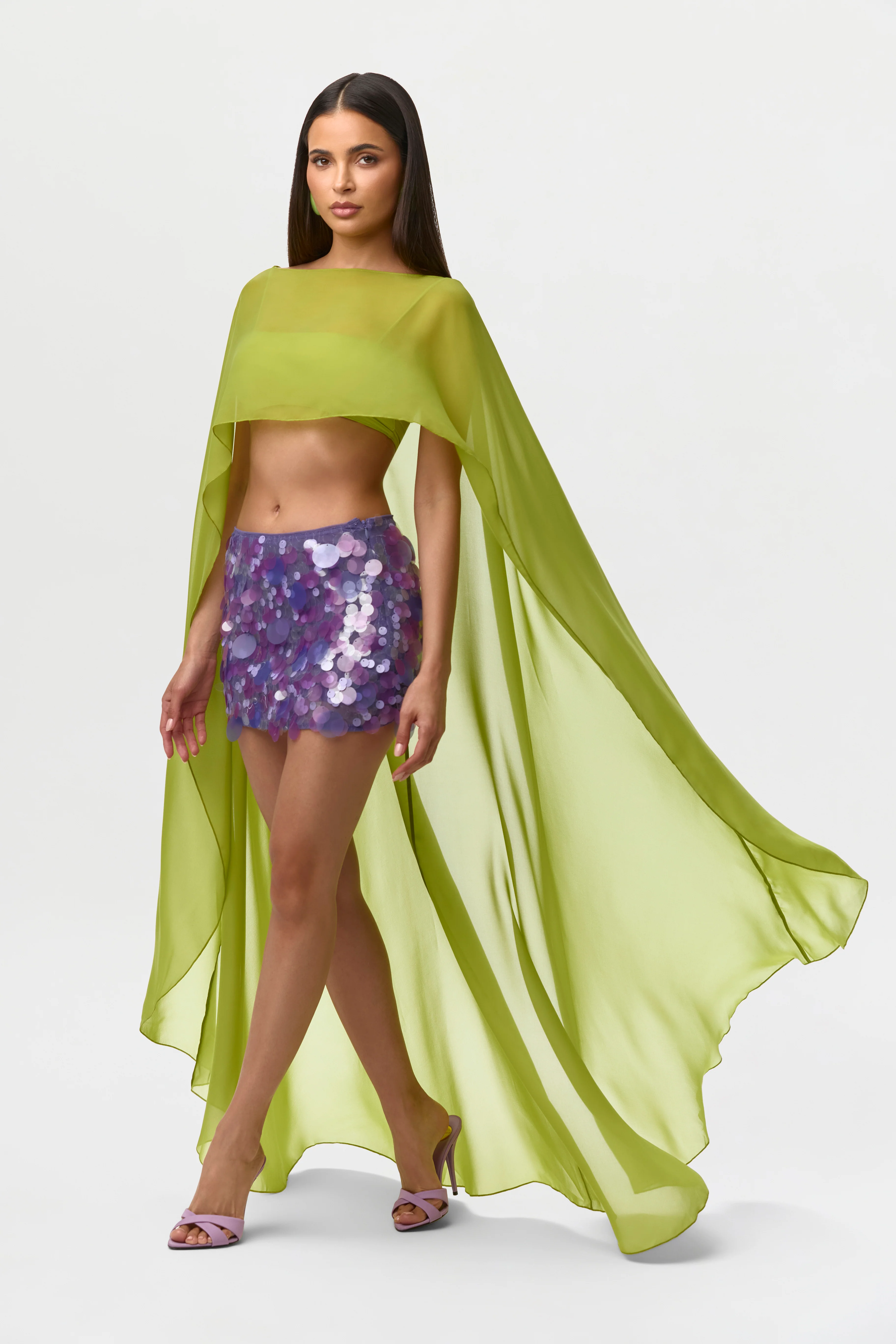 Sequin Micro Mini Skirt - Image 6
