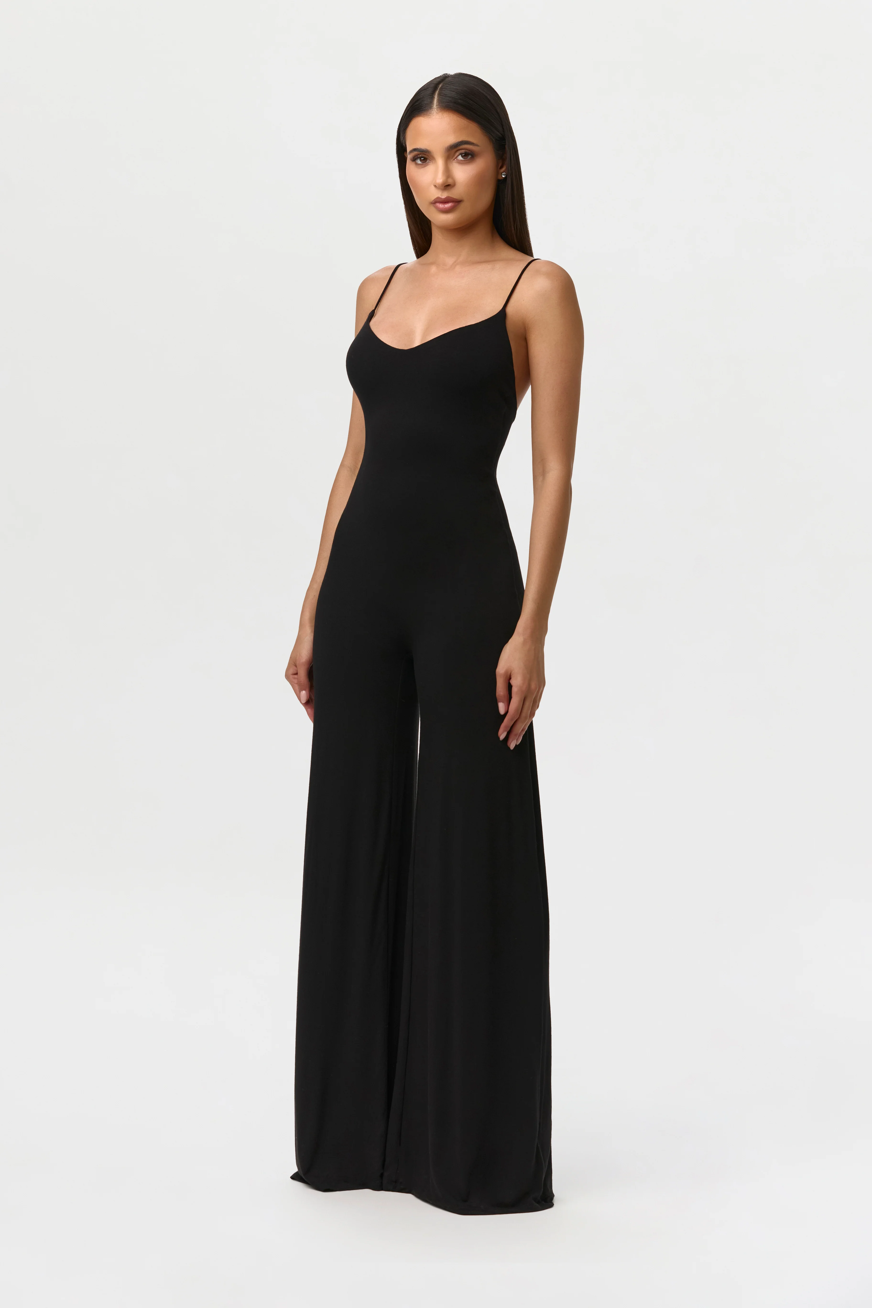 Smooth Cami Wide Leg Jumpsuit Petite - Image 3
