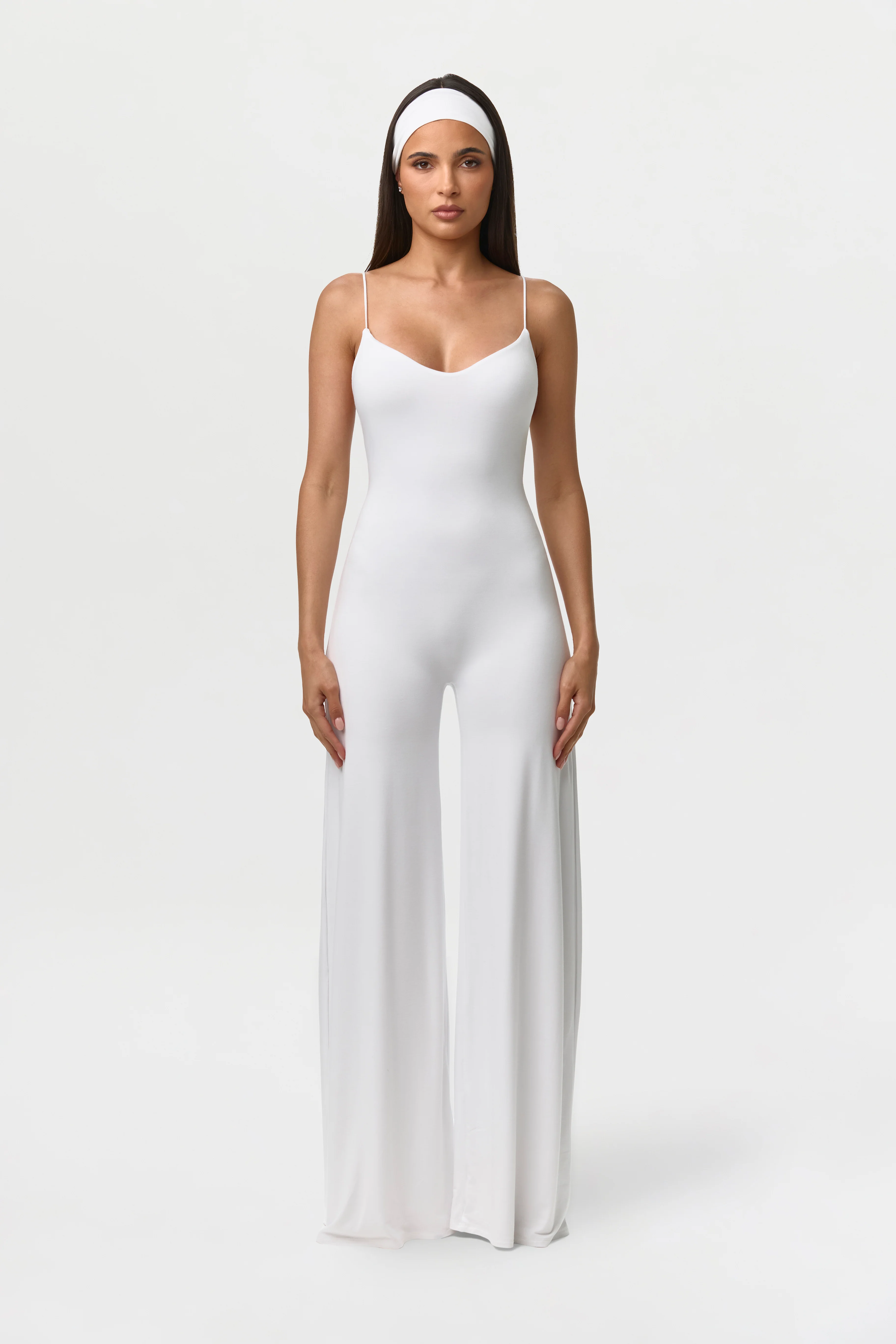 Smooth Cami Wide Leg Jumpsuit Petite - Image 6