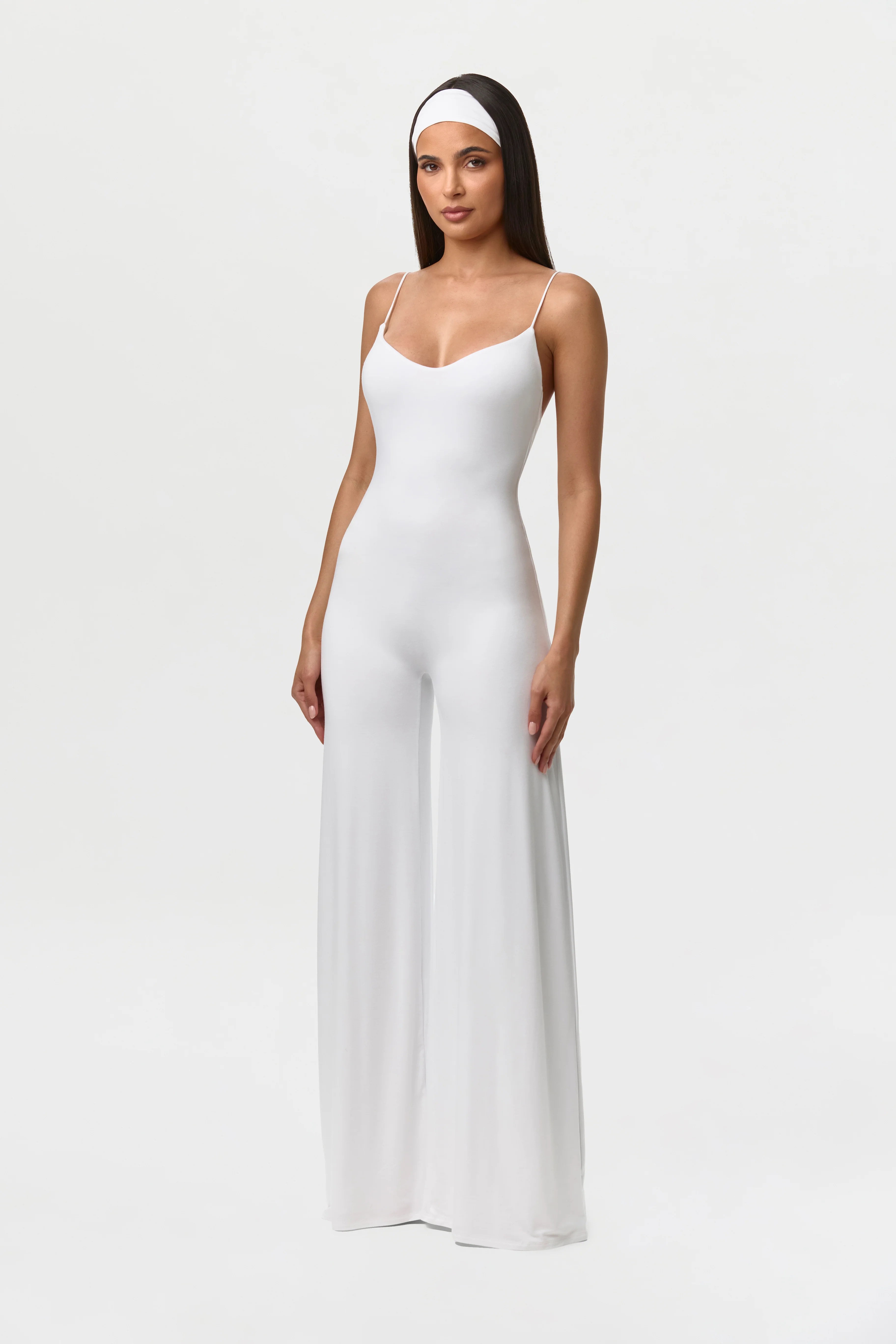 Smooth Cami Wide Leg Jumpsuit Petite - Image 7