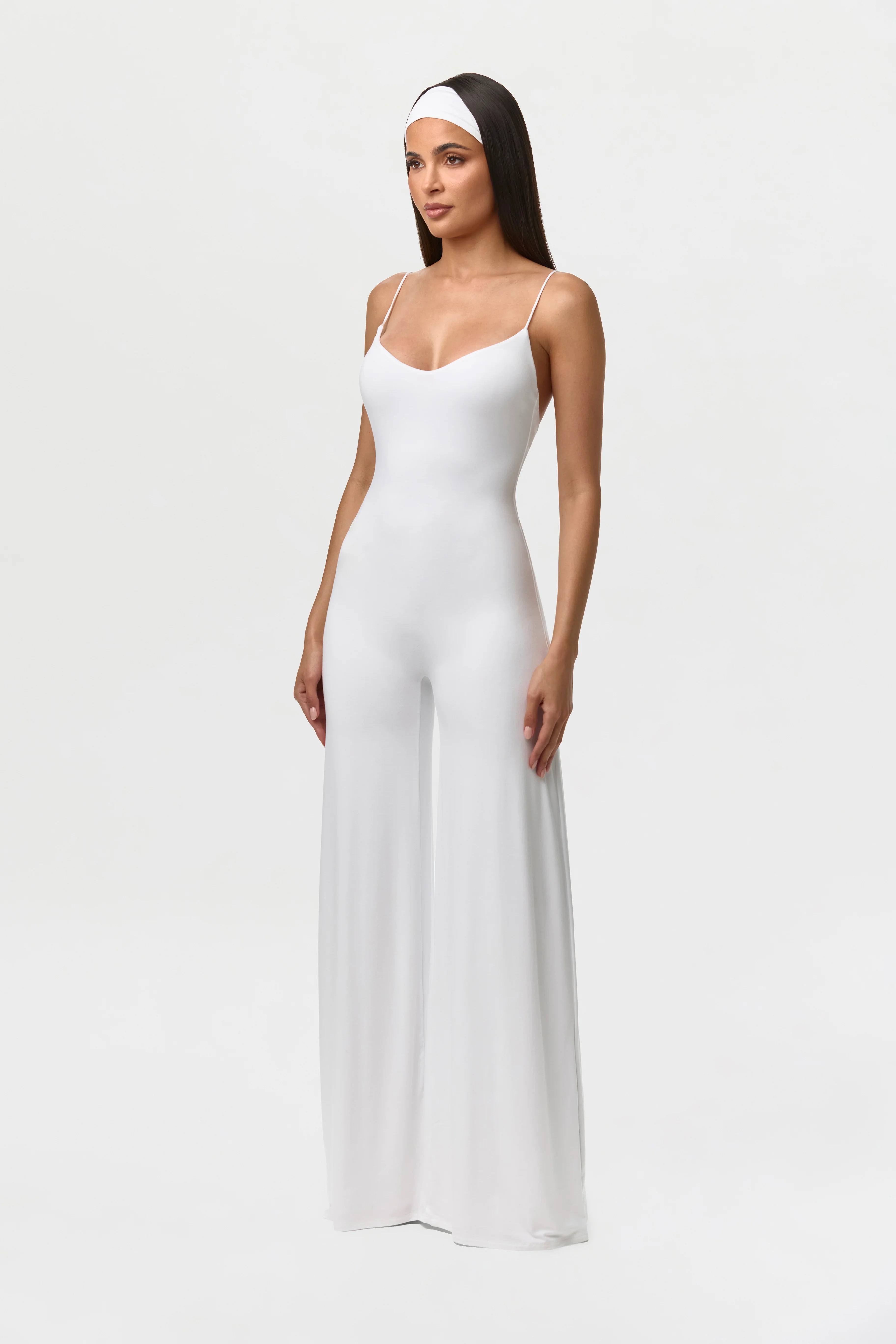 Smooth Cami Wide Leg Jumpsuit Petite - Image 8