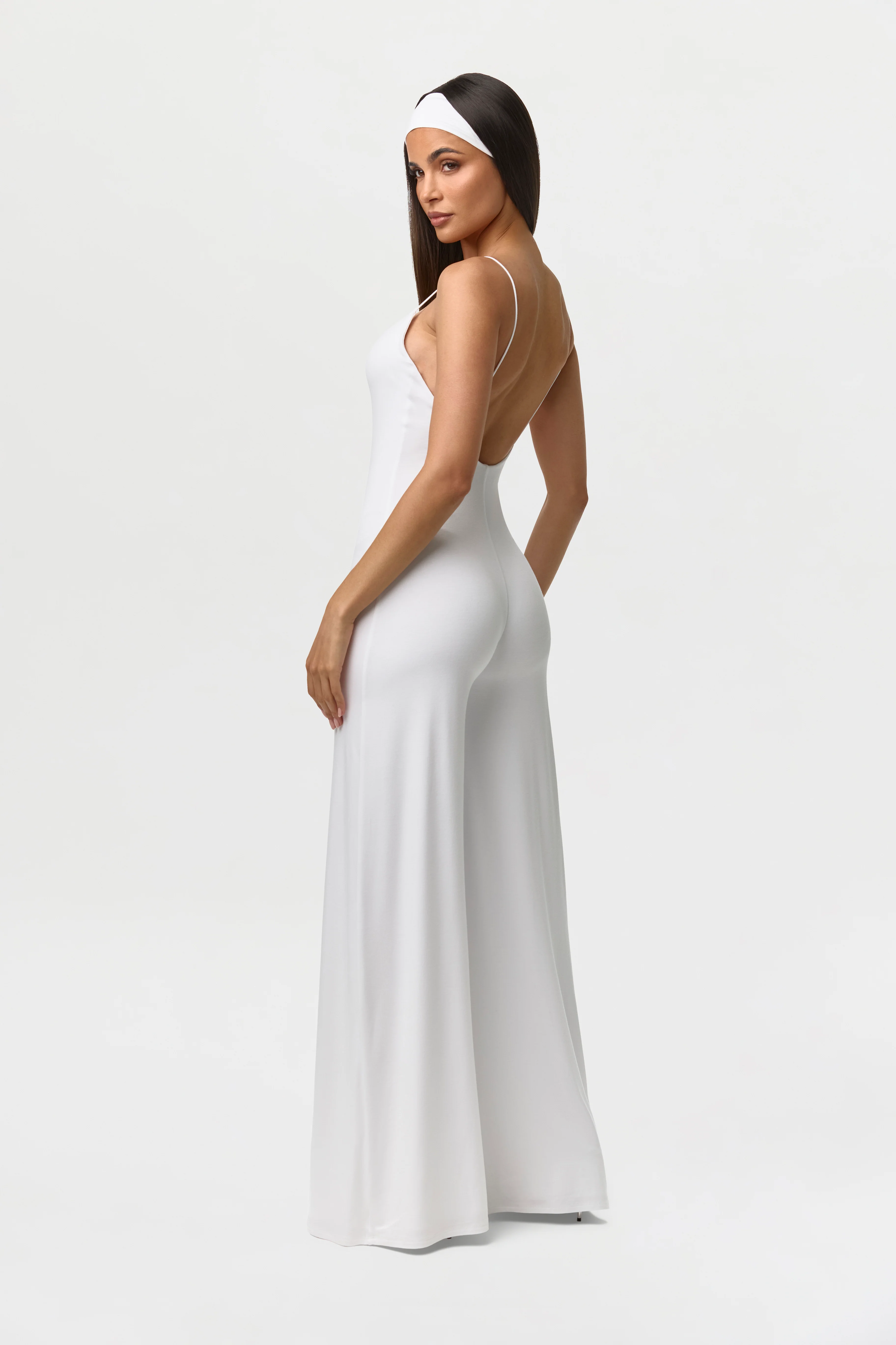 Smooth Cami Wide Leg Jumpsuit Petite - Image 9