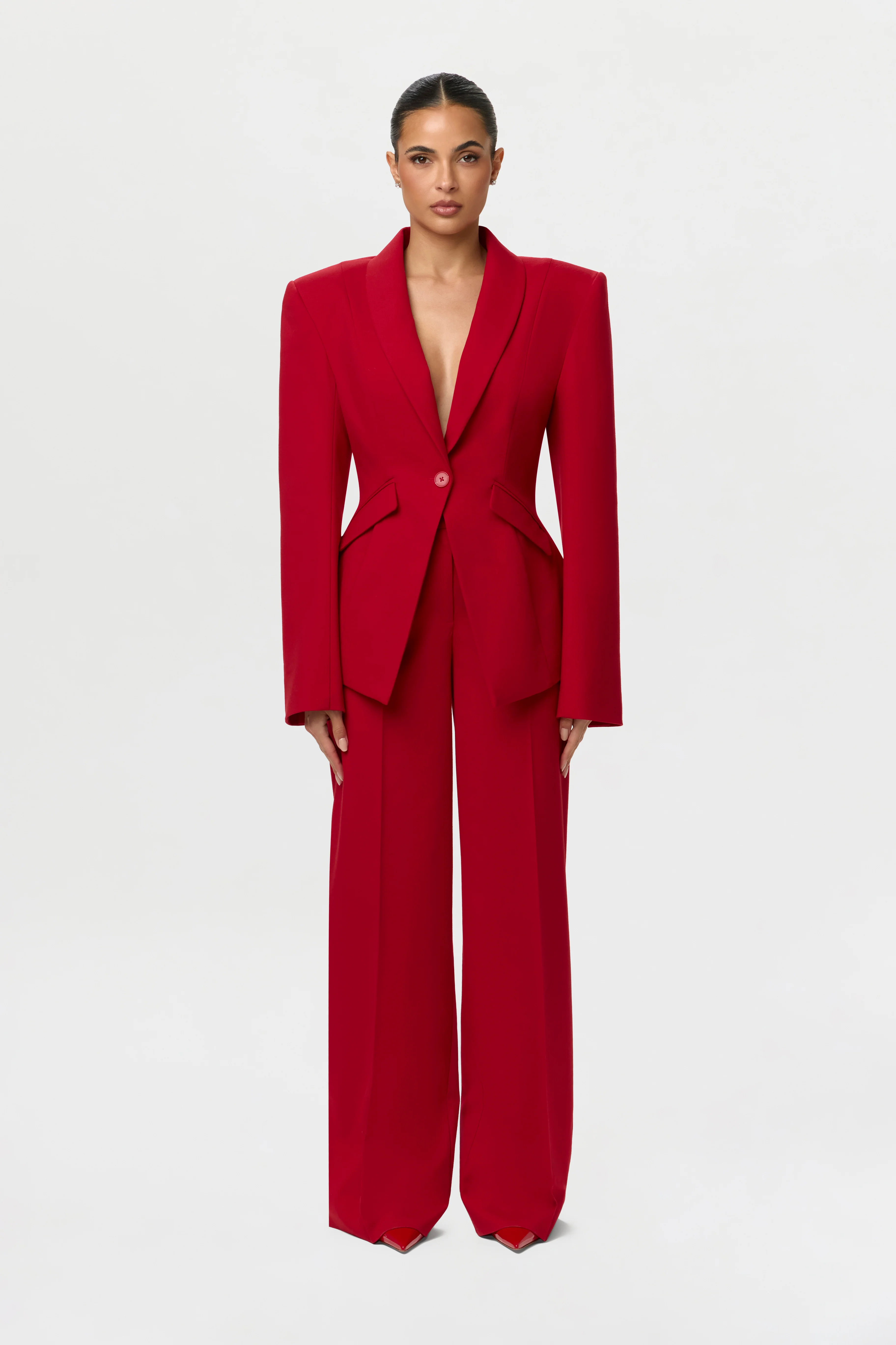 Suiting Seam Wideleg Pants - Image 2