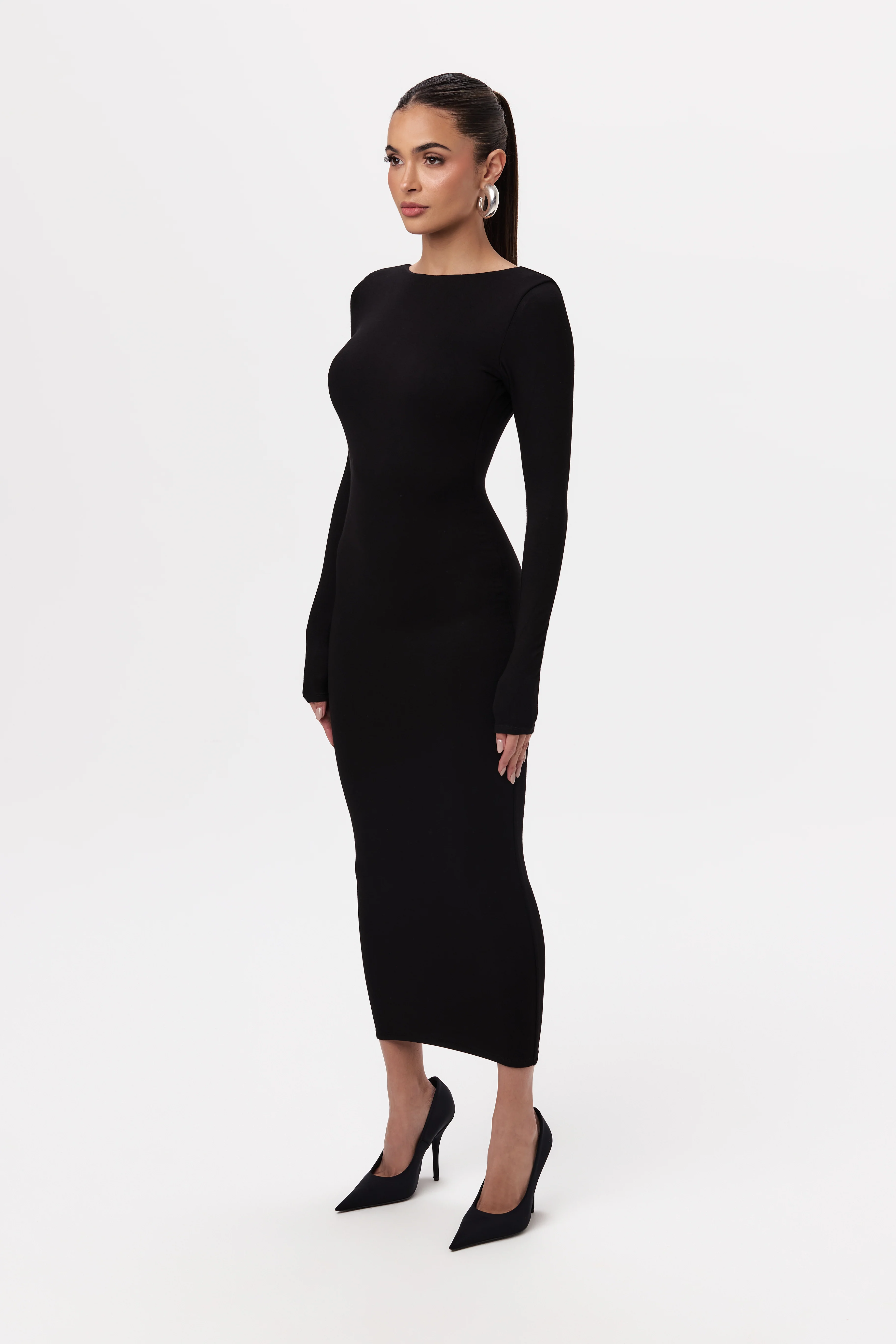 NW Open Back Midi Dress - Image 3